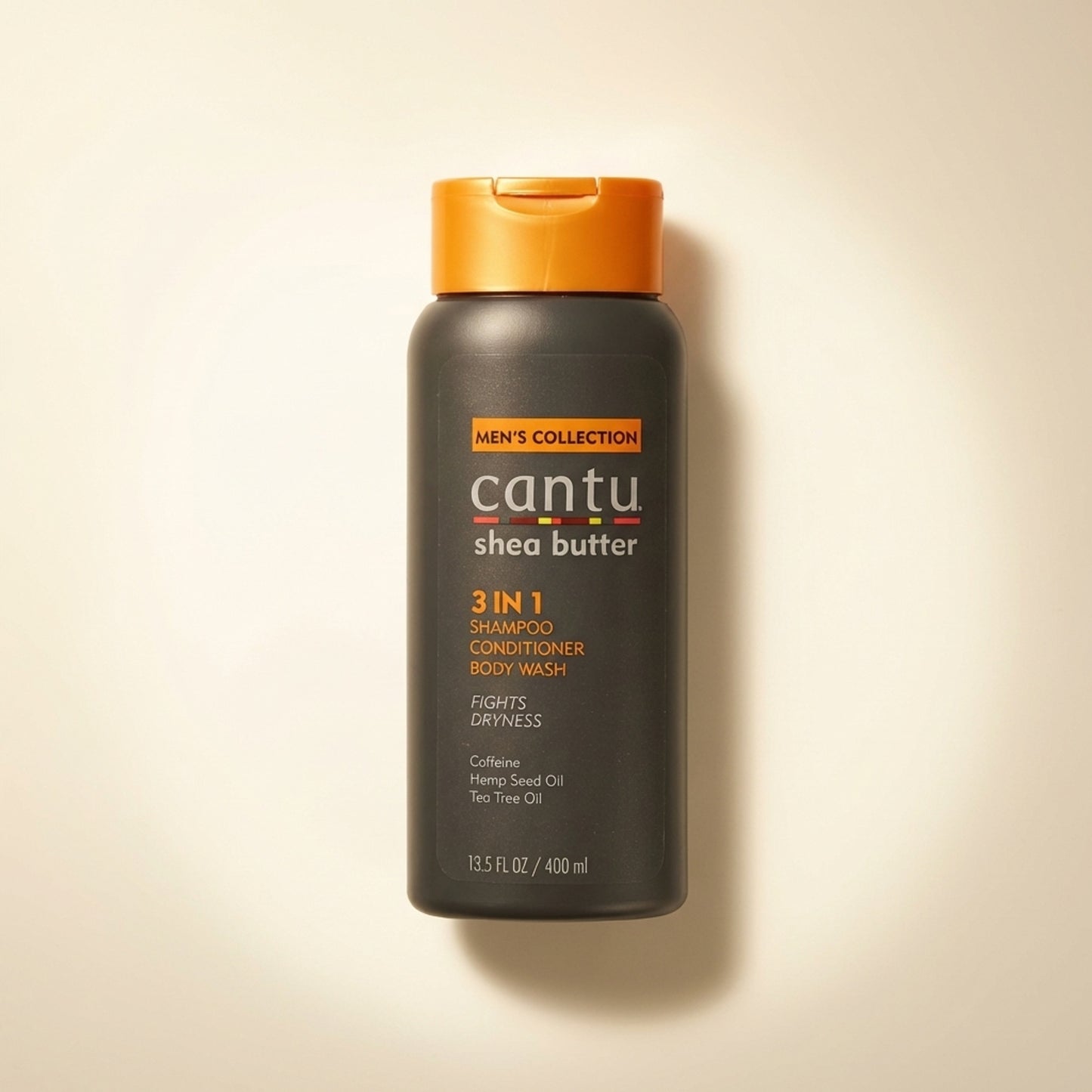 Cantu Men's 3-in-1 Shampoo Conditioner & Body Wash 400ml - Top-Down