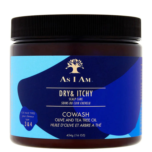 As I Am Dry and Itchy Scalp Care Olive and Tea Tree Oil Co-Wash (454g)