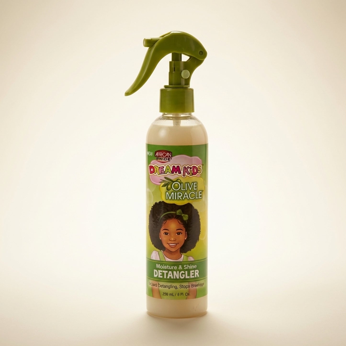 African Pride Dream Kids Olive Miracle Detangler 236ml - Three-Quarter (45°)