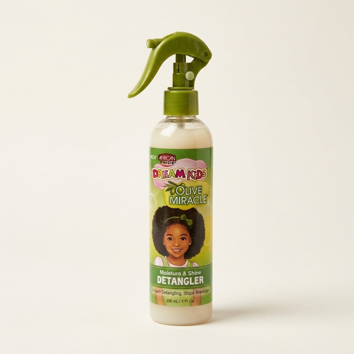 African Pride Dream Kids Olive Miracle Detangler 236ml - Hero (Front-Facing)