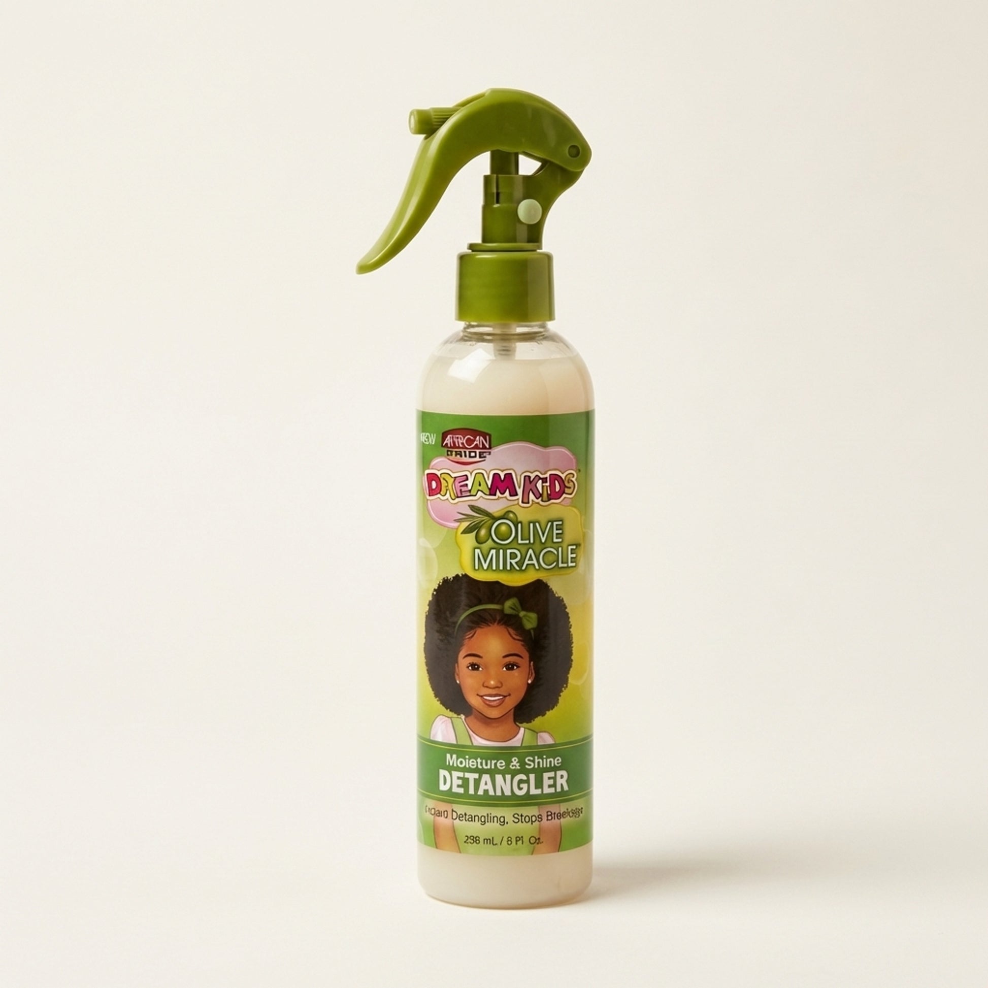 African Pride Dream Kids Olive Miracle Detangler 236ml - Hero (Front-Facing)