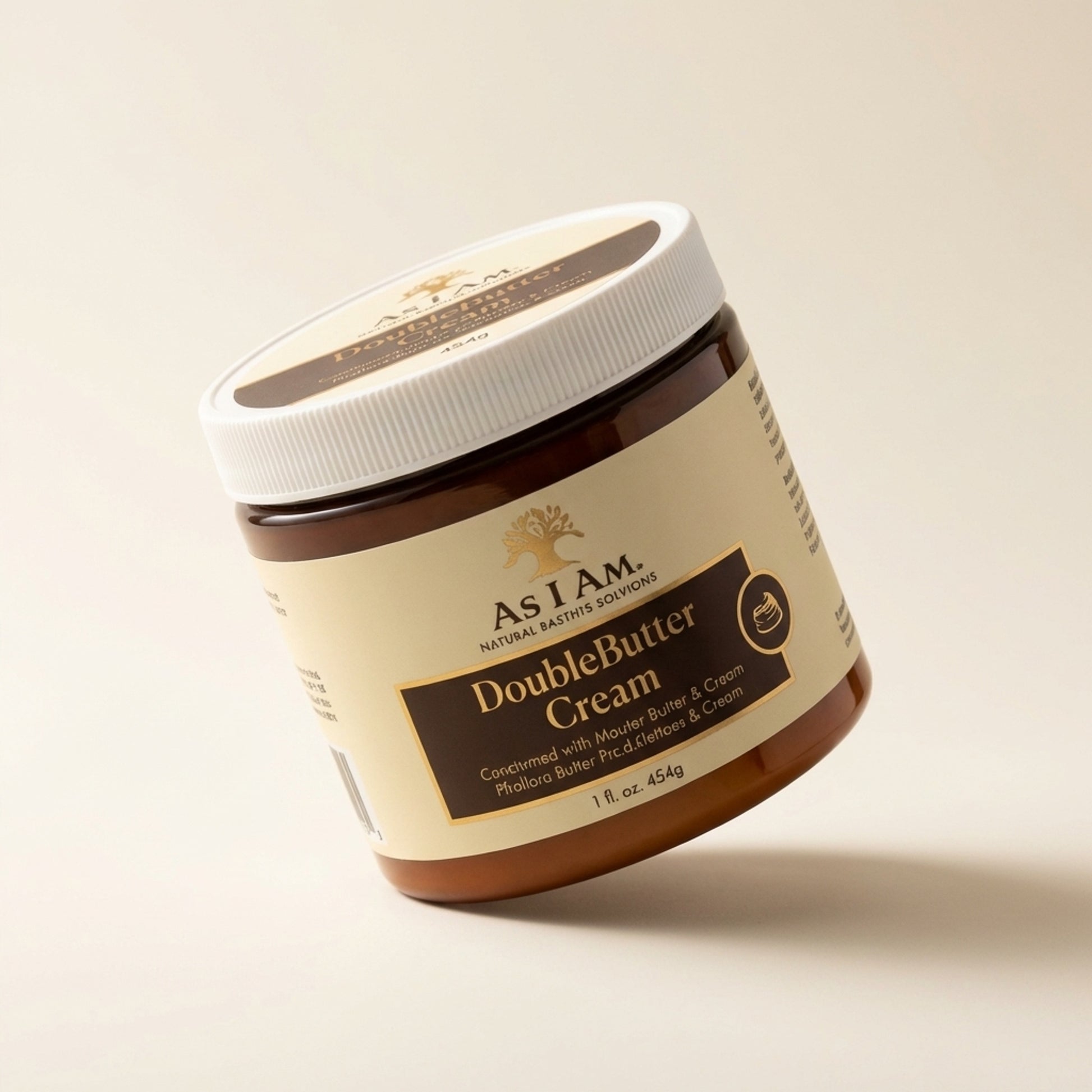 As I Am DoubleButter Cream 454g - Three-Quarter (45°)