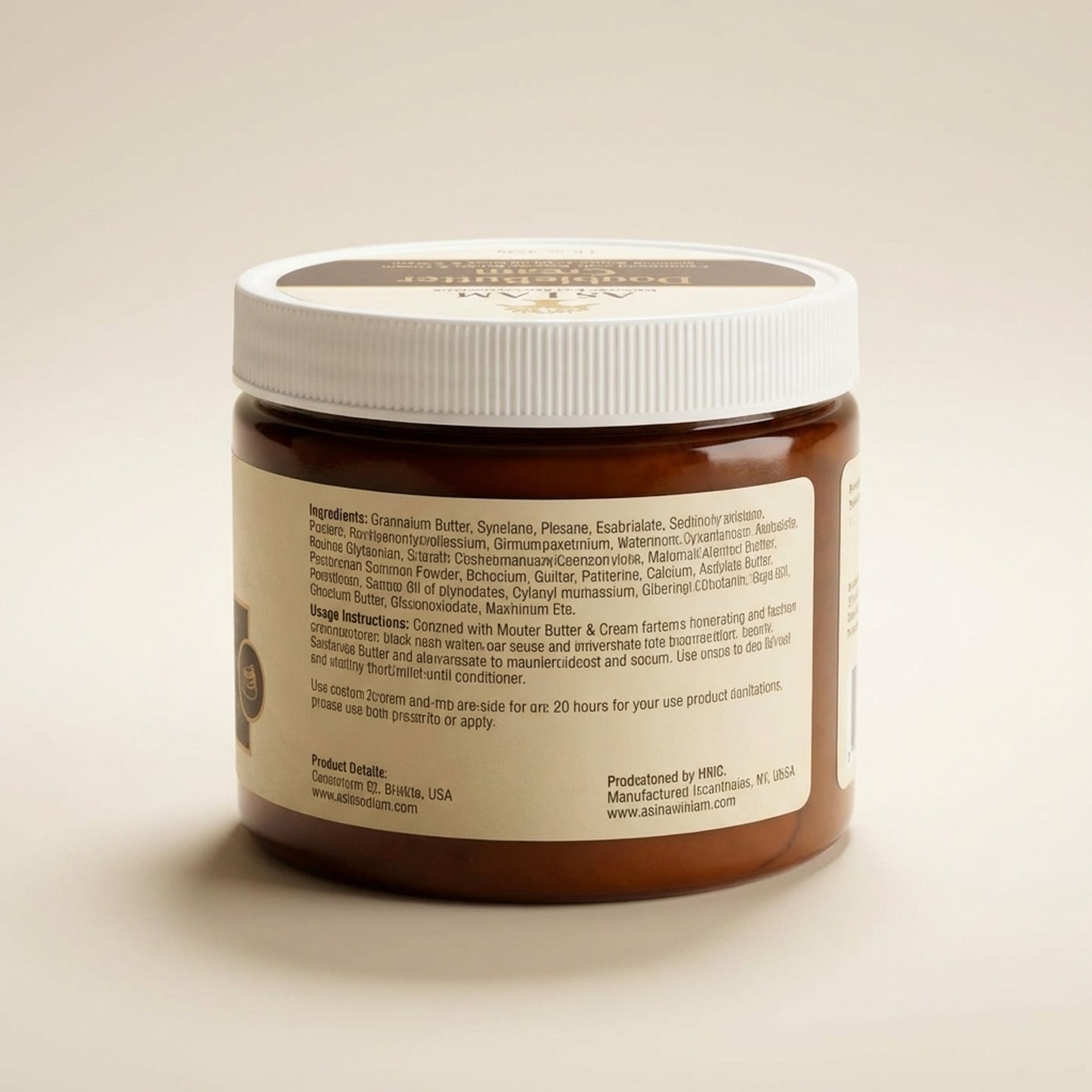 As I Am DoubleButter Cream 454g - Back / Ingredients