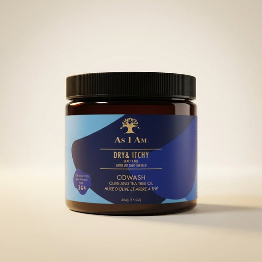 As I Am Dry and Itchy Scalp Care Olive and Tea Tree Oil Co-Wash (454g) - Hero (Front-Facing)