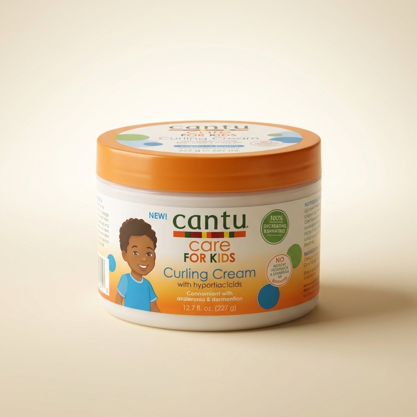 Cantu Care for Kids Curling Cream 227g - Three-Quarter (45°)