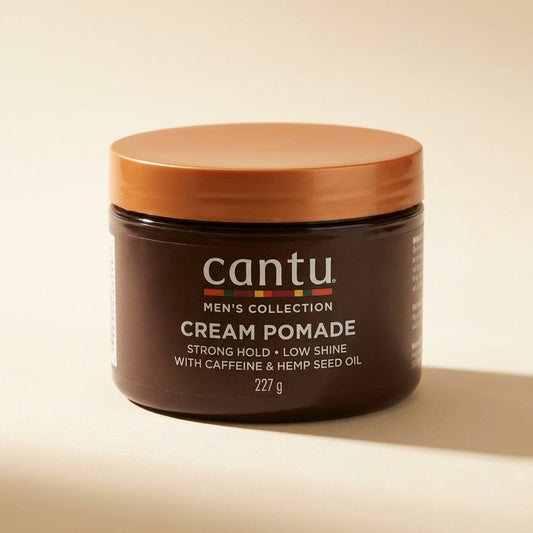 Cantu Men's Cream Pomade 227g - Hero (Front-Facing)