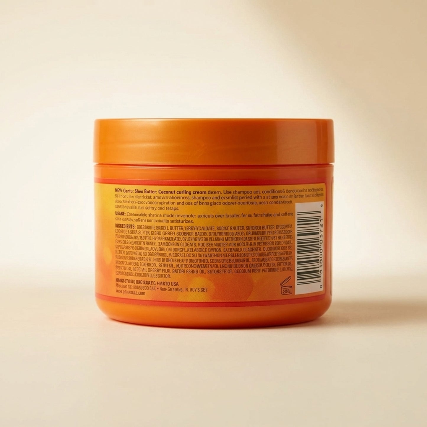 Cantu Curl Activator Cream - Back / Ingredients