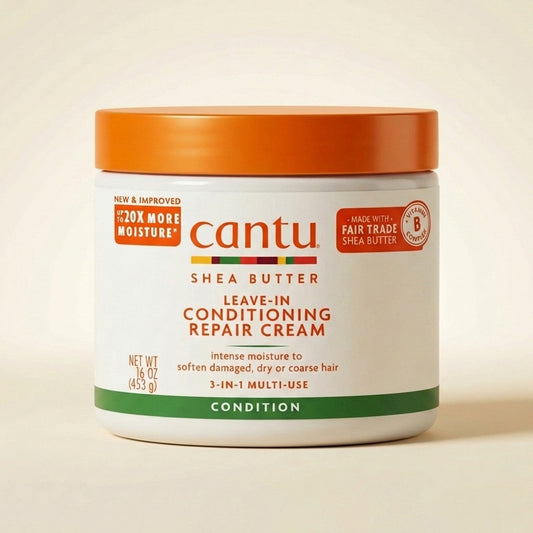 Cantu Shea Butter Leave-In Conditioning Repair Cream (453g / 16oz) - Hero (Front-Facing)
