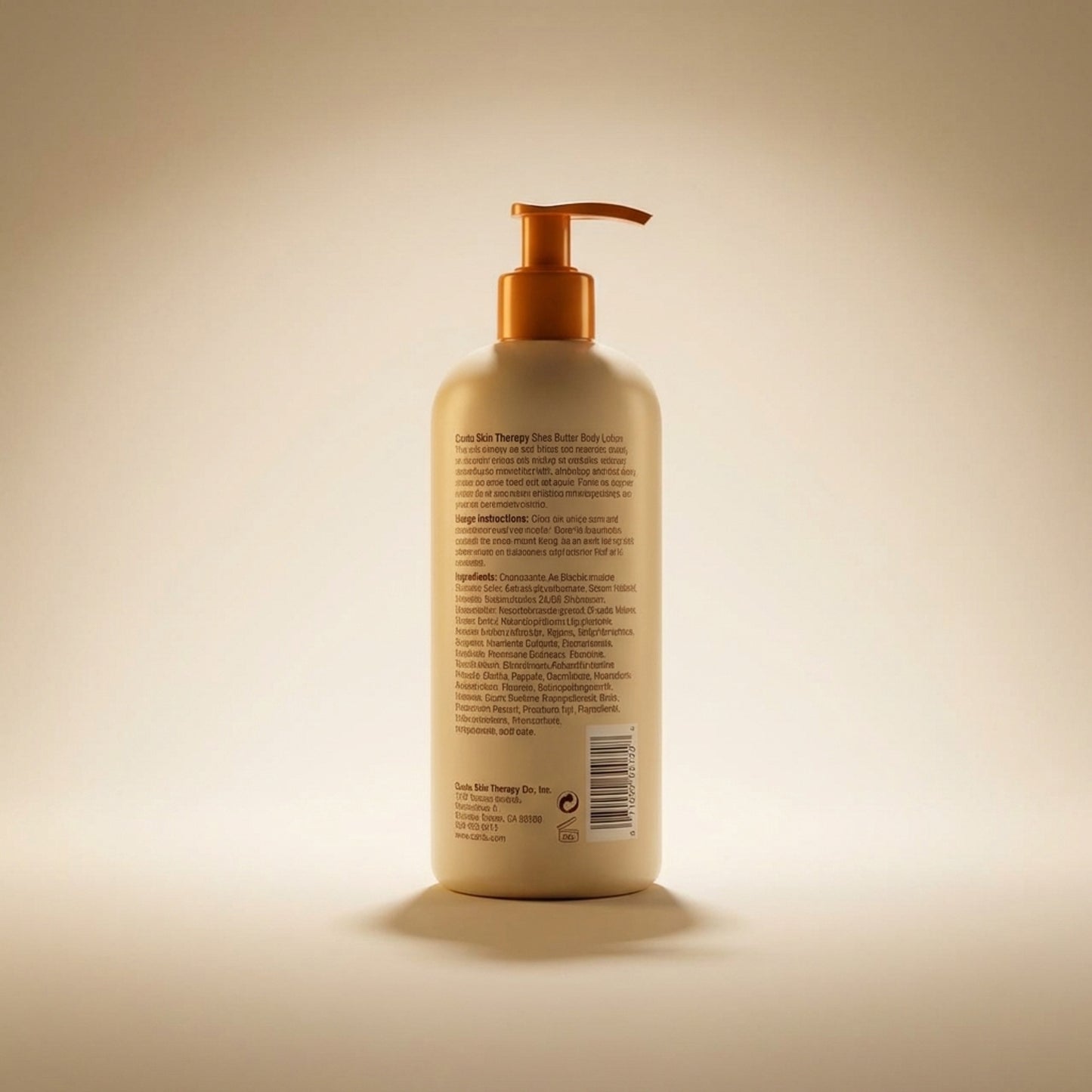 Cantu Skin Therapy Shea Butter Body Lotion 473ml - Back / Ingredients