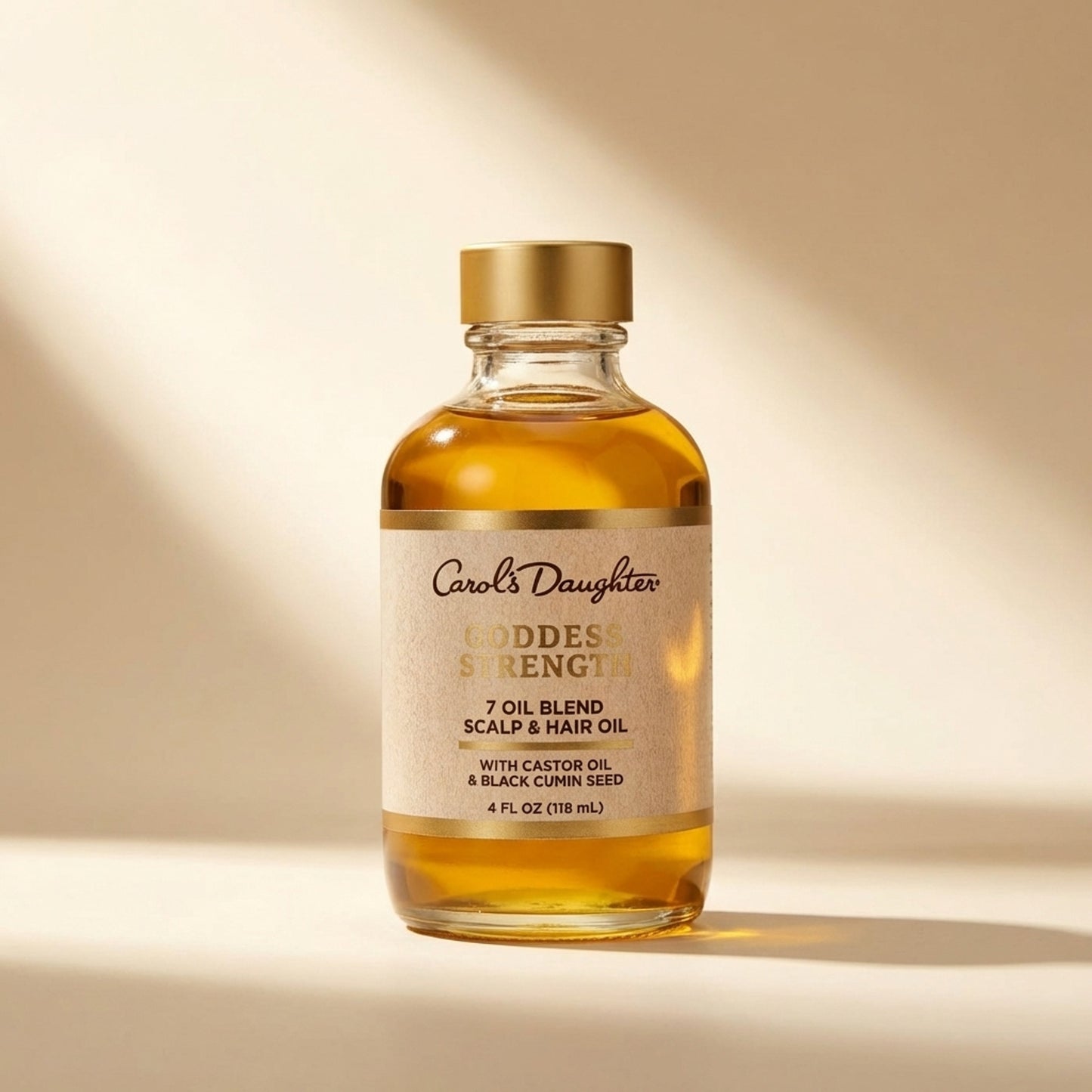 Carol's Daughter Goddess Strength 7 Oil Blend Scalp & Hair Oil 4oz - Hero (Front-Facing)
