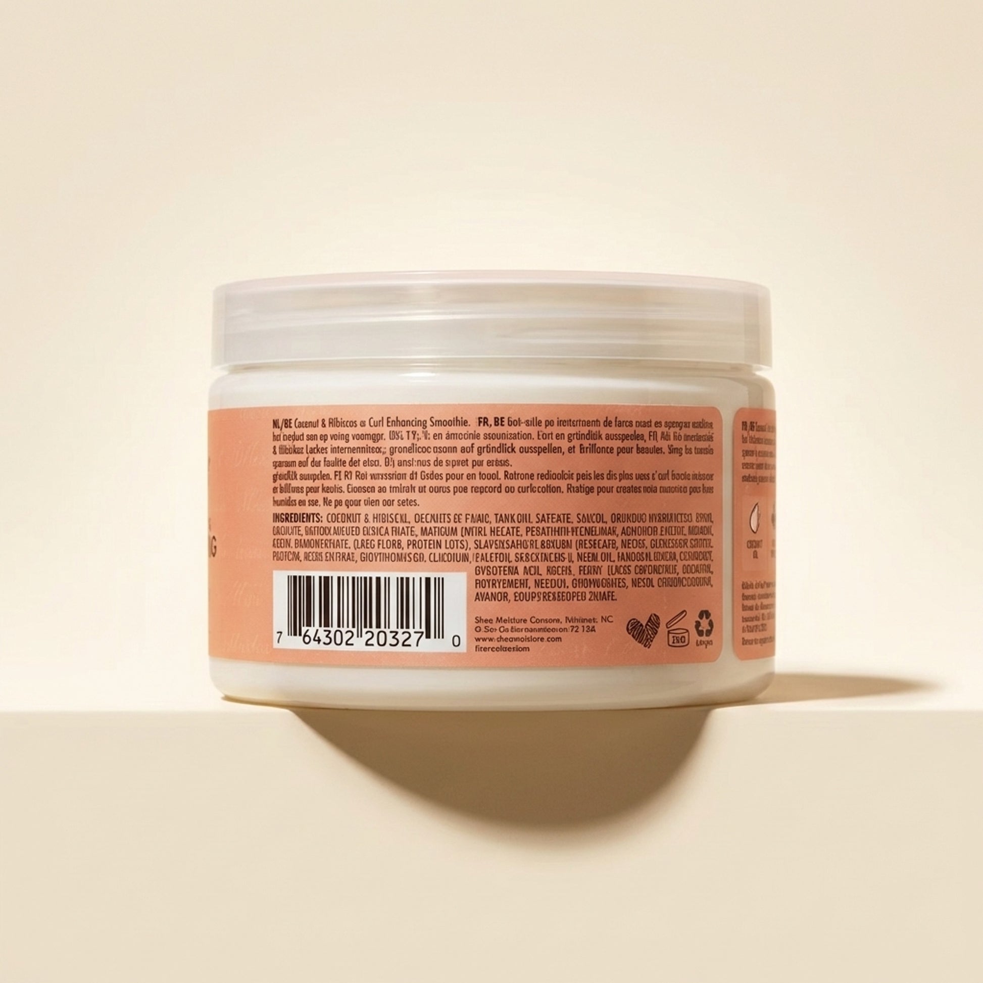 Coconut & Hibiscus Curl Enhancing Smoothie - Back / Ingredients