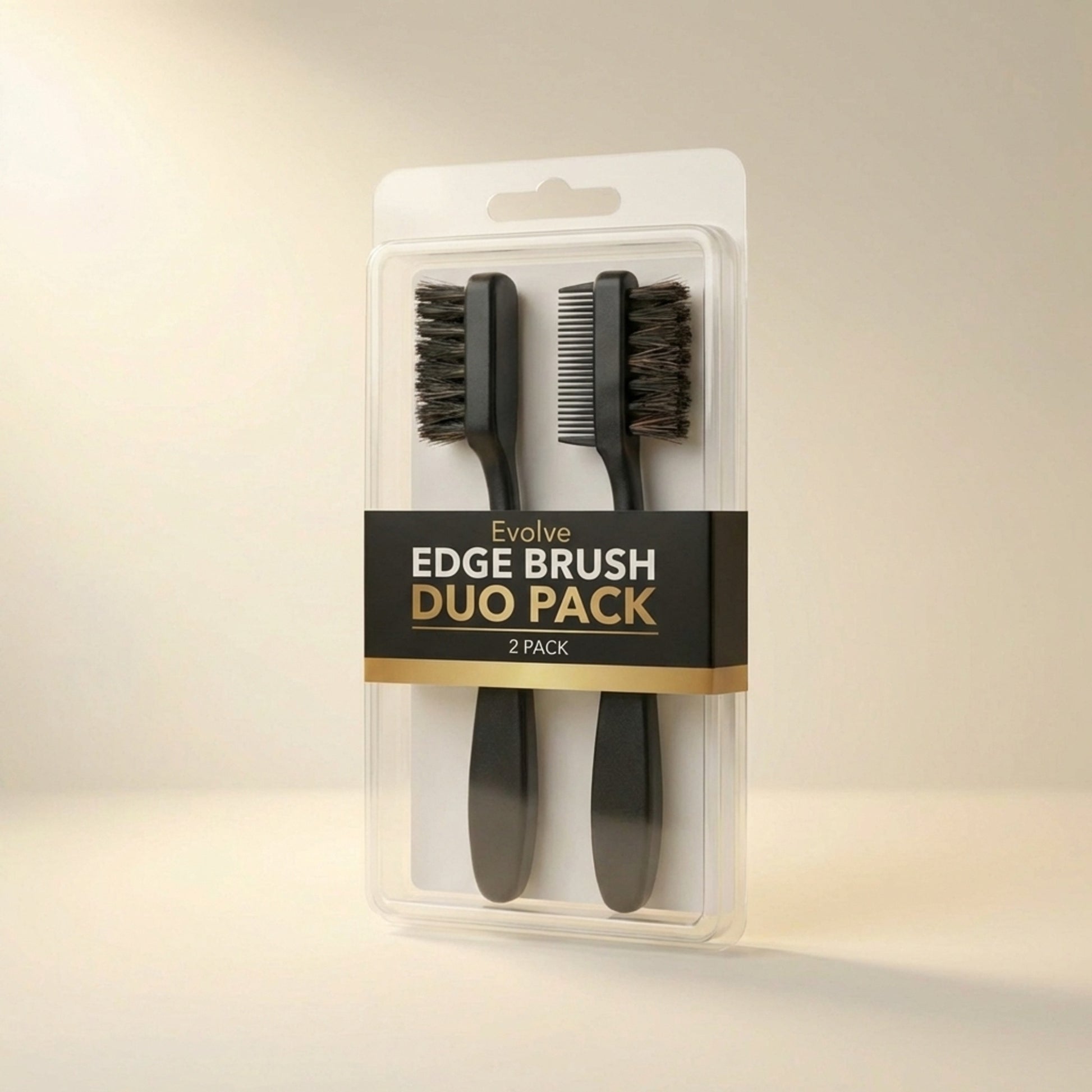 Evolve Edge Brush Duo Pack - Three-Quarter (45°)