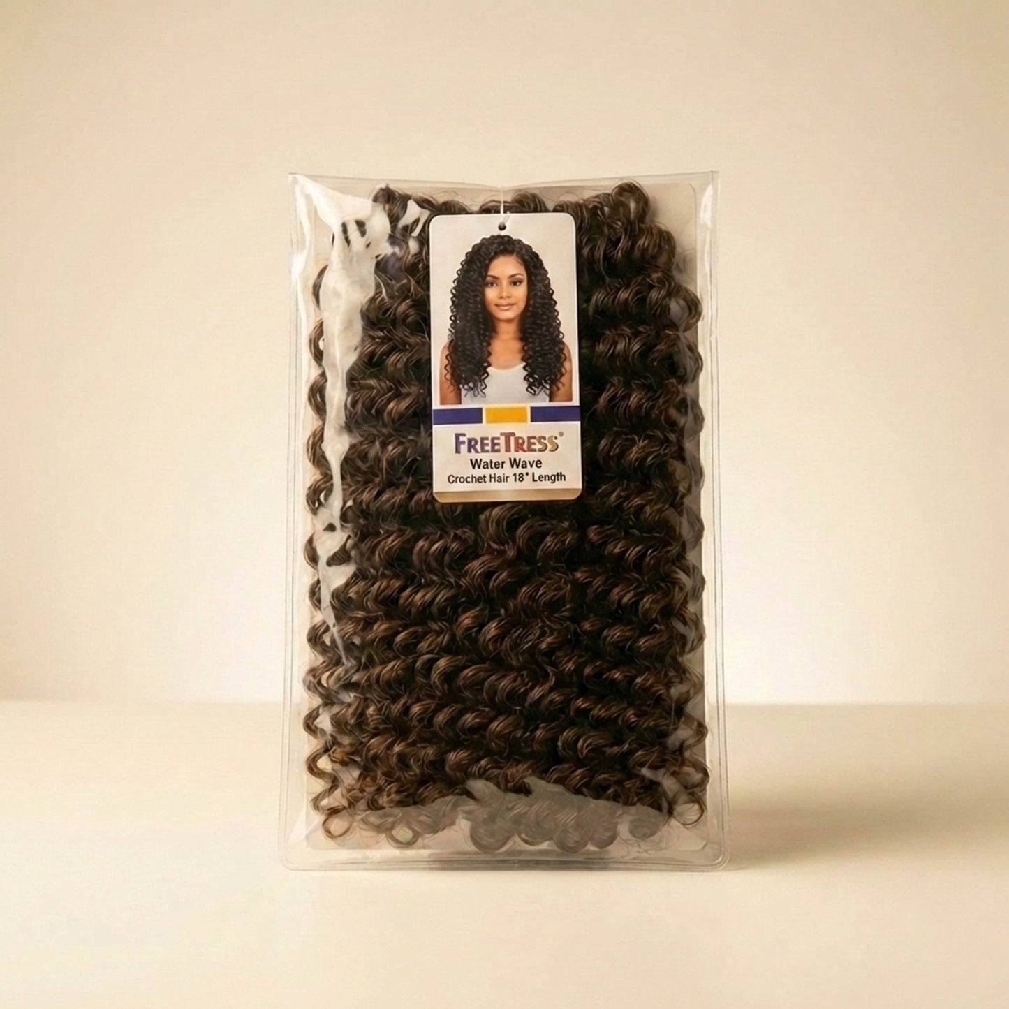 FreeTress Water Wave Crochet Hair 18" - Hero (Front-Facing)