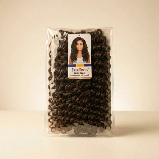FreeTress Water Wave Crochet Hair 18" - Hero (Front-Facing)