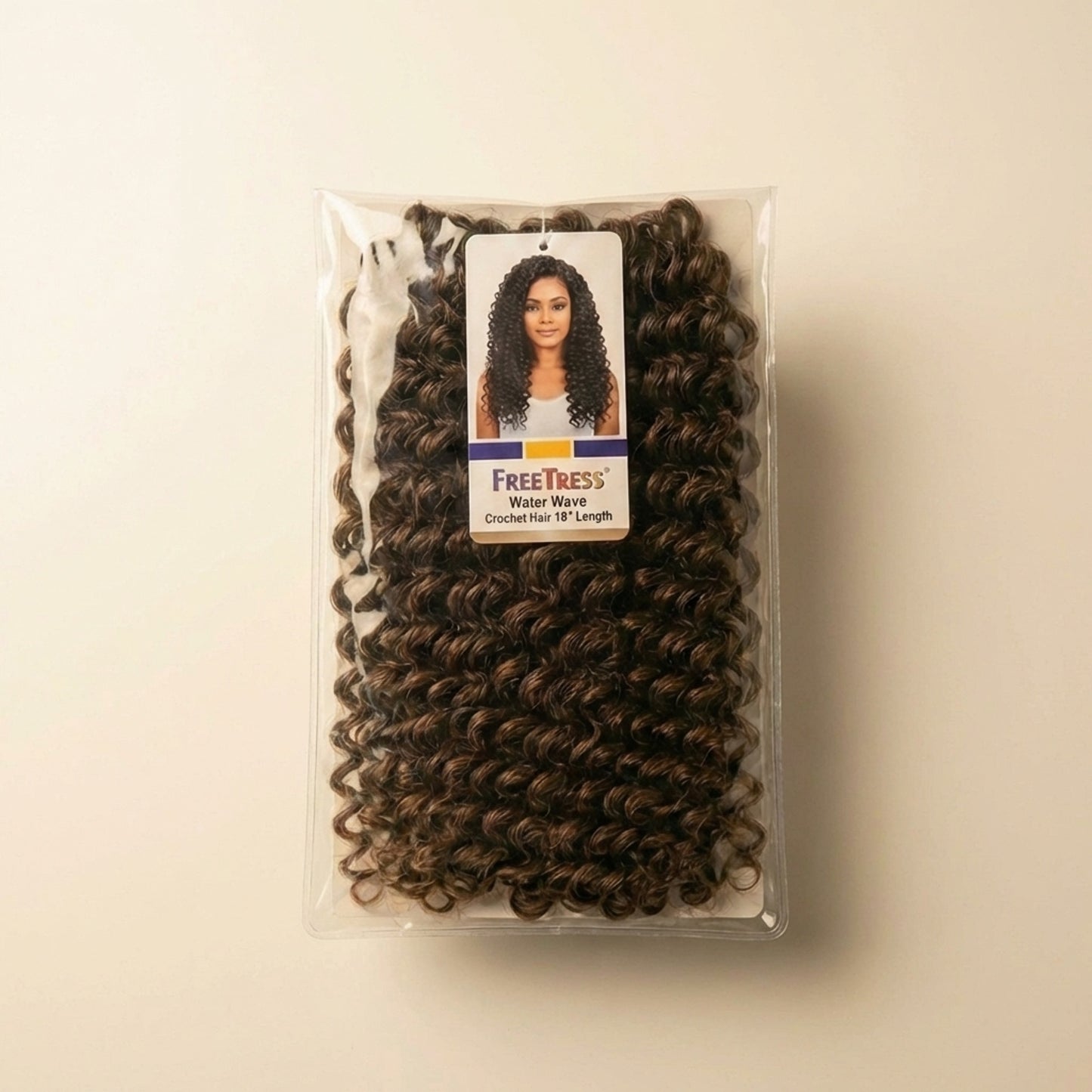 FreeTress Water Wave Crochet Hair 18" - Top-Down