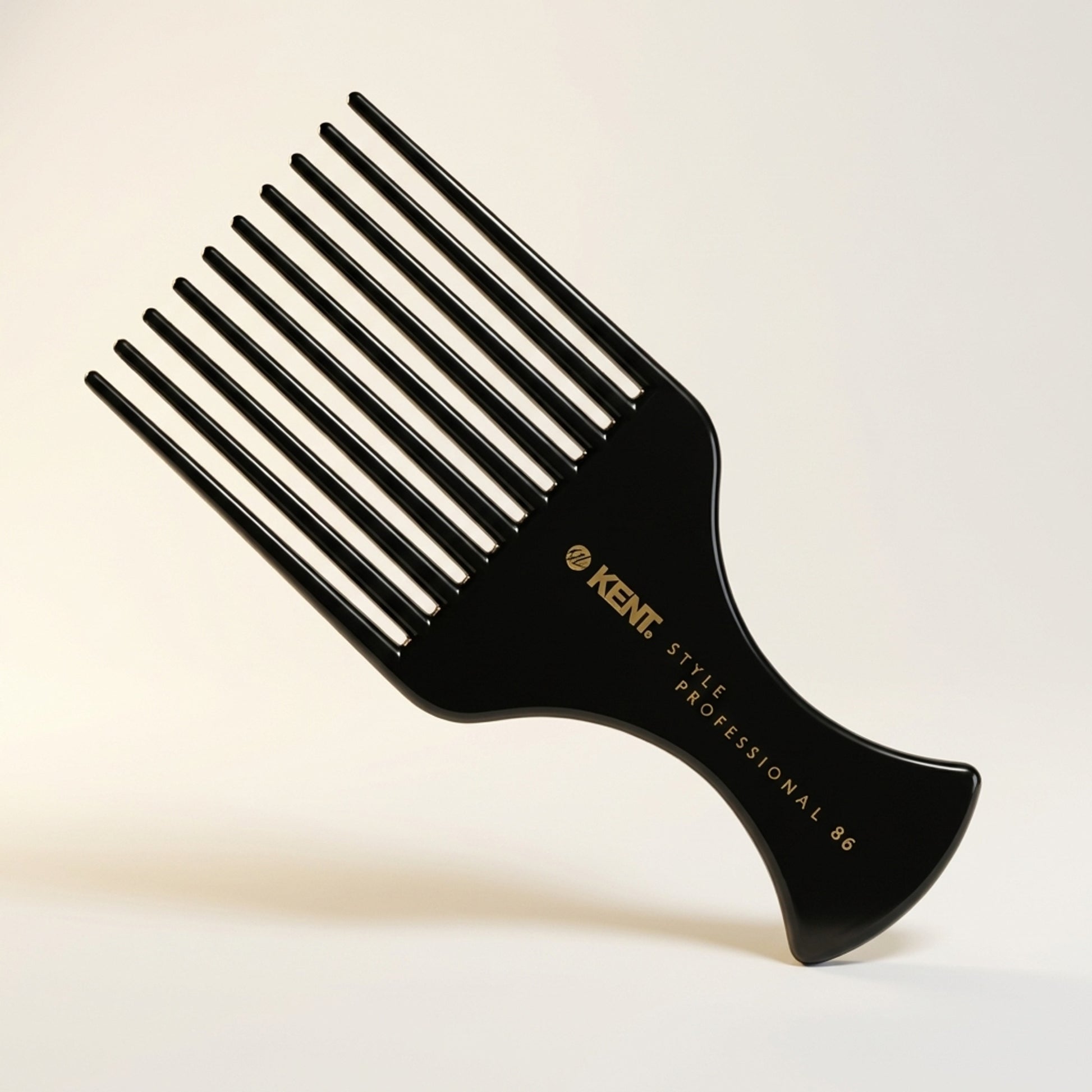 Kent Afro Hair Pick Comb - Three-Quarter (45°)