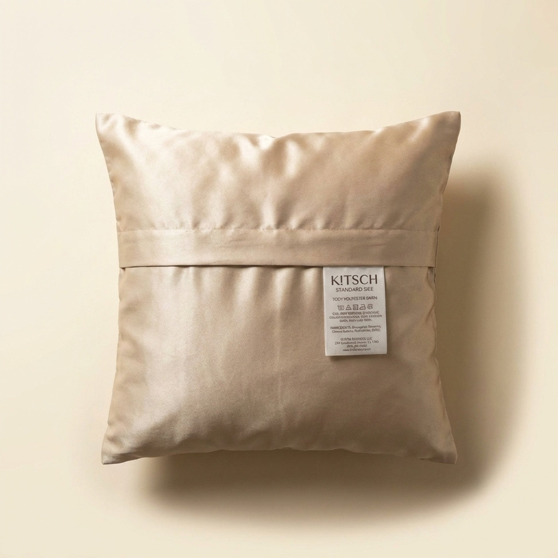 Kitsch Satin Pillowcase (Standard Size) - Top-Down