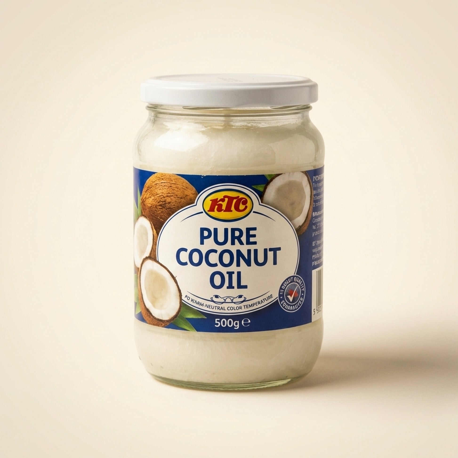 KTC Pure Coconut Oil - Three-Quarter (45°)