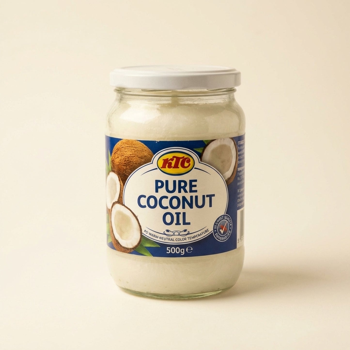 KTC Pure Coconut Oil - Hero (Front-Facing)