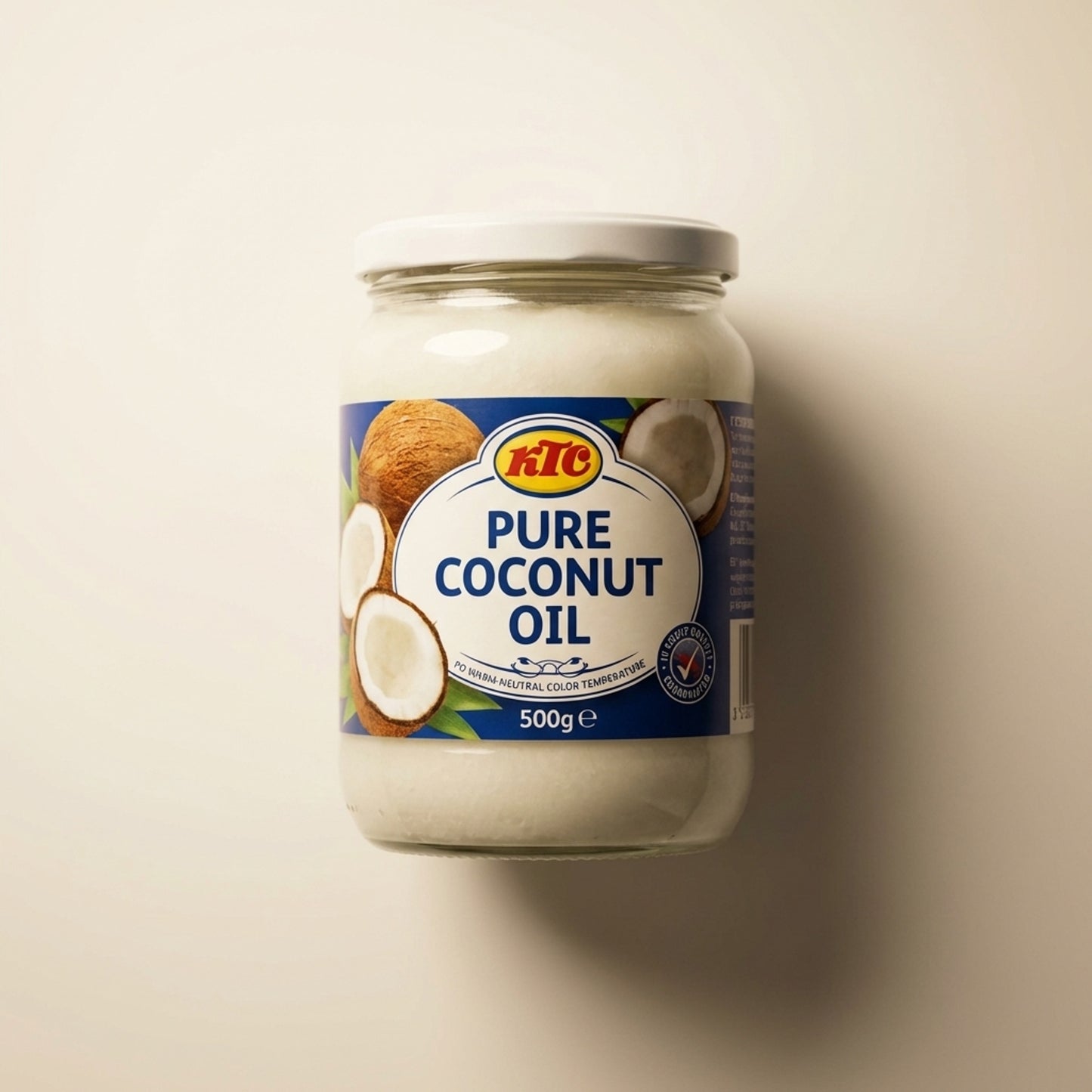 KTC Pure Coconut Oil - Top-Down