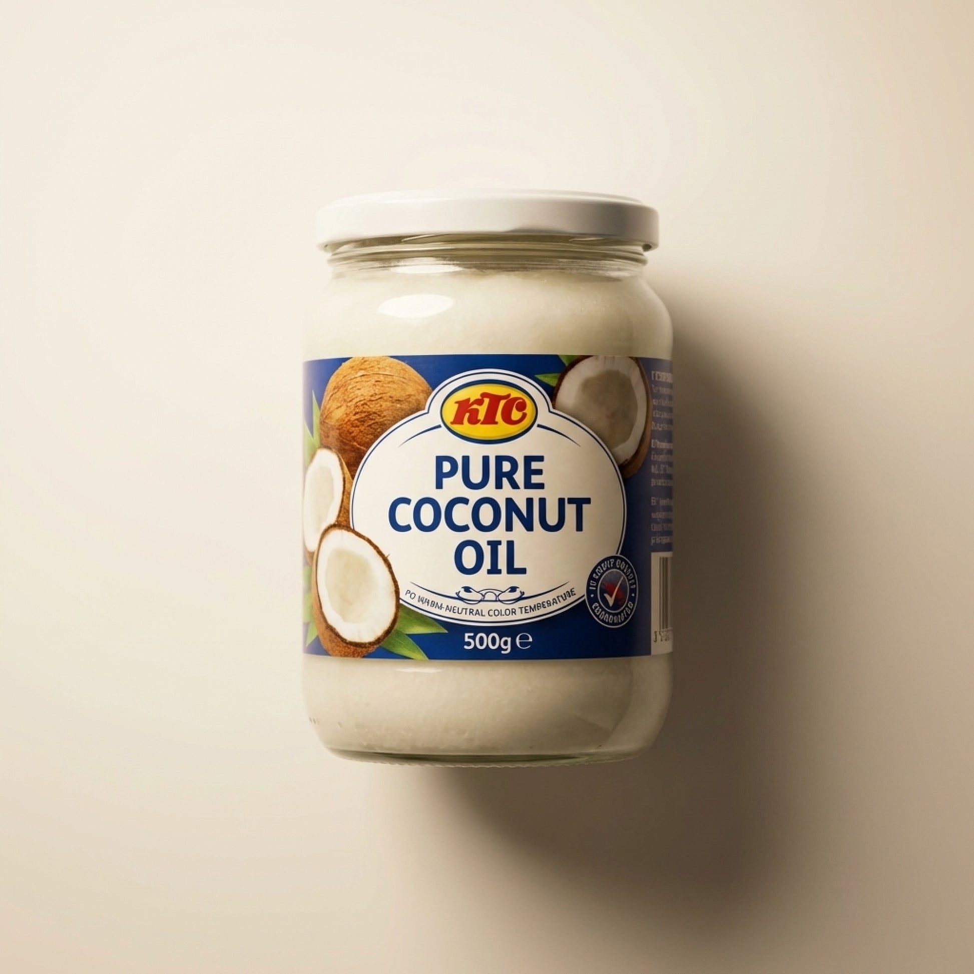 KTC Pure Coconut Oil - Top-Down