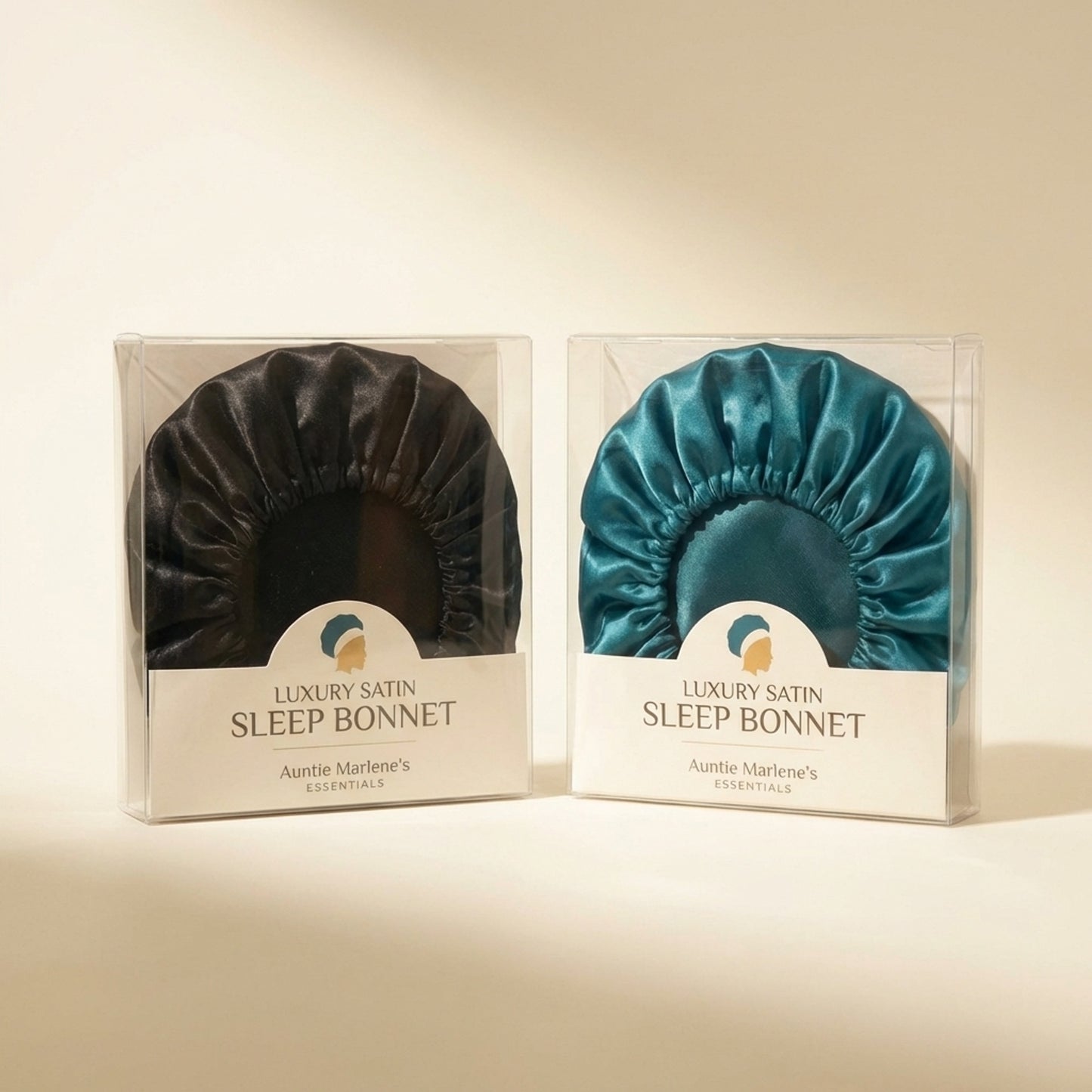 Luxury Satin Sleep Bonnet - Three-Quarter (45°)