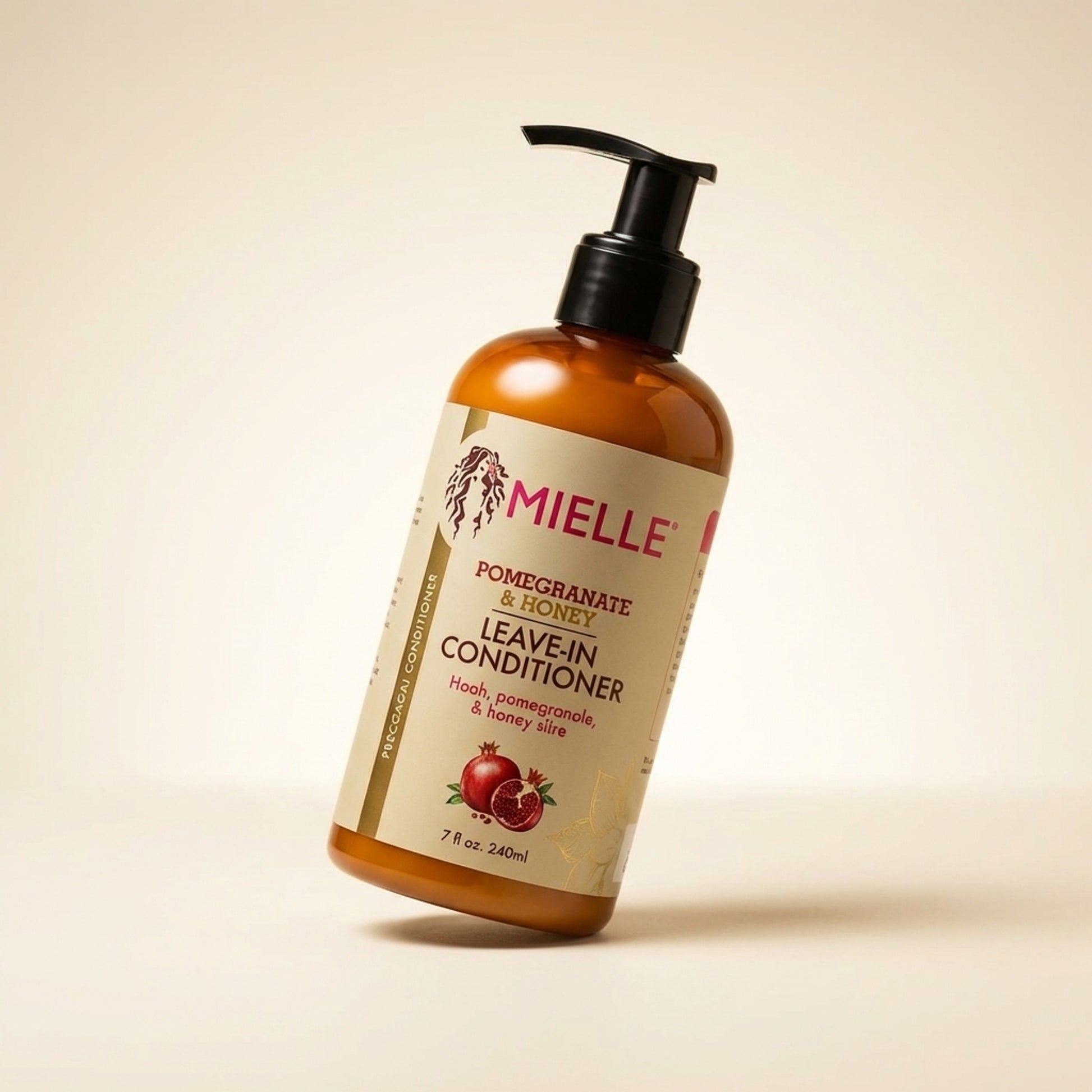 Mielle Pomegranate & Honey Leave-In Conditioner 240ml - Three-Quarter (45°)