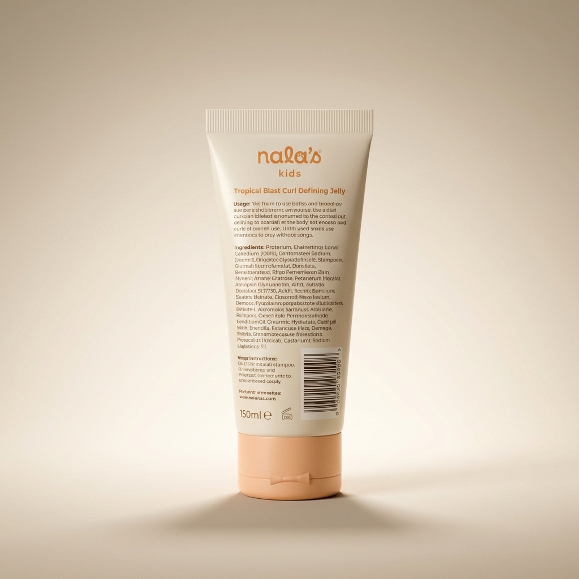 Nala's Baby Kids Tropical Blast Curl Defining Jelly 150ml - Back / Ingredients