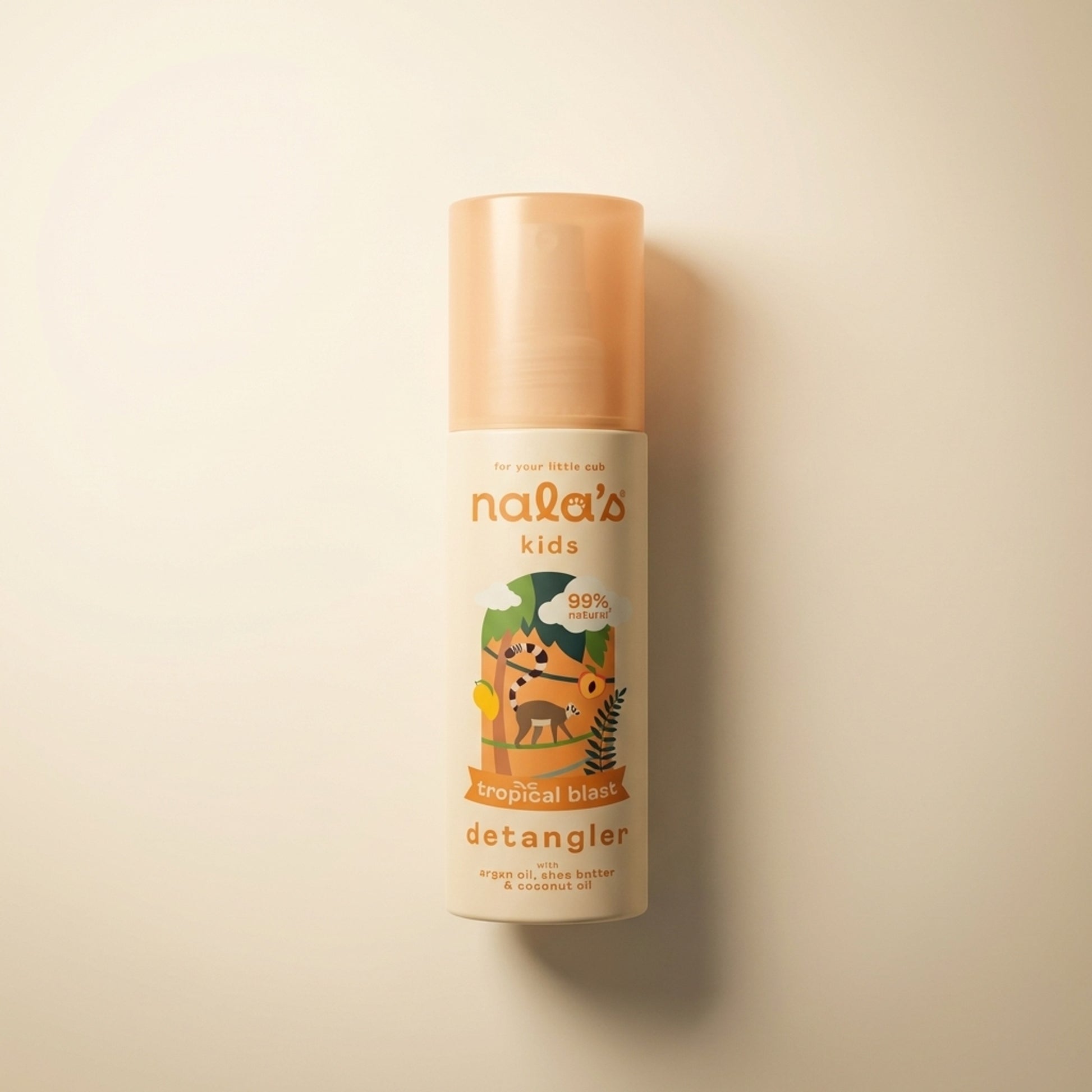 Nala's Baby Kids Tropical Blast Detangle Spray 150ml - Top-Down
