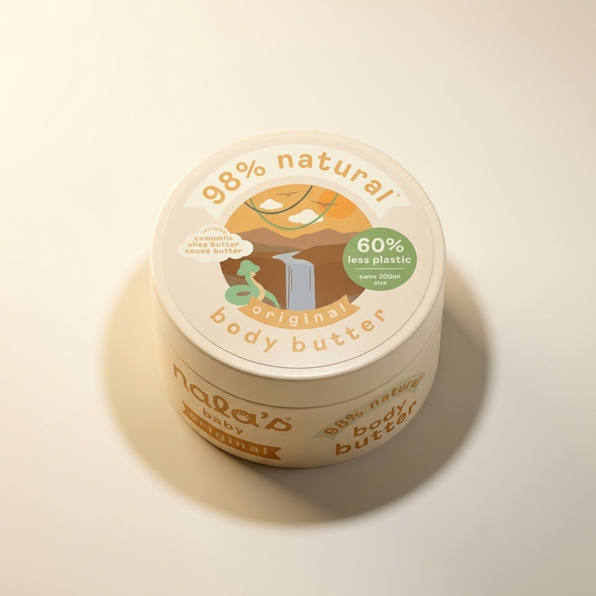 Nala's Baby Original Body Butter 200ml - Top-Down