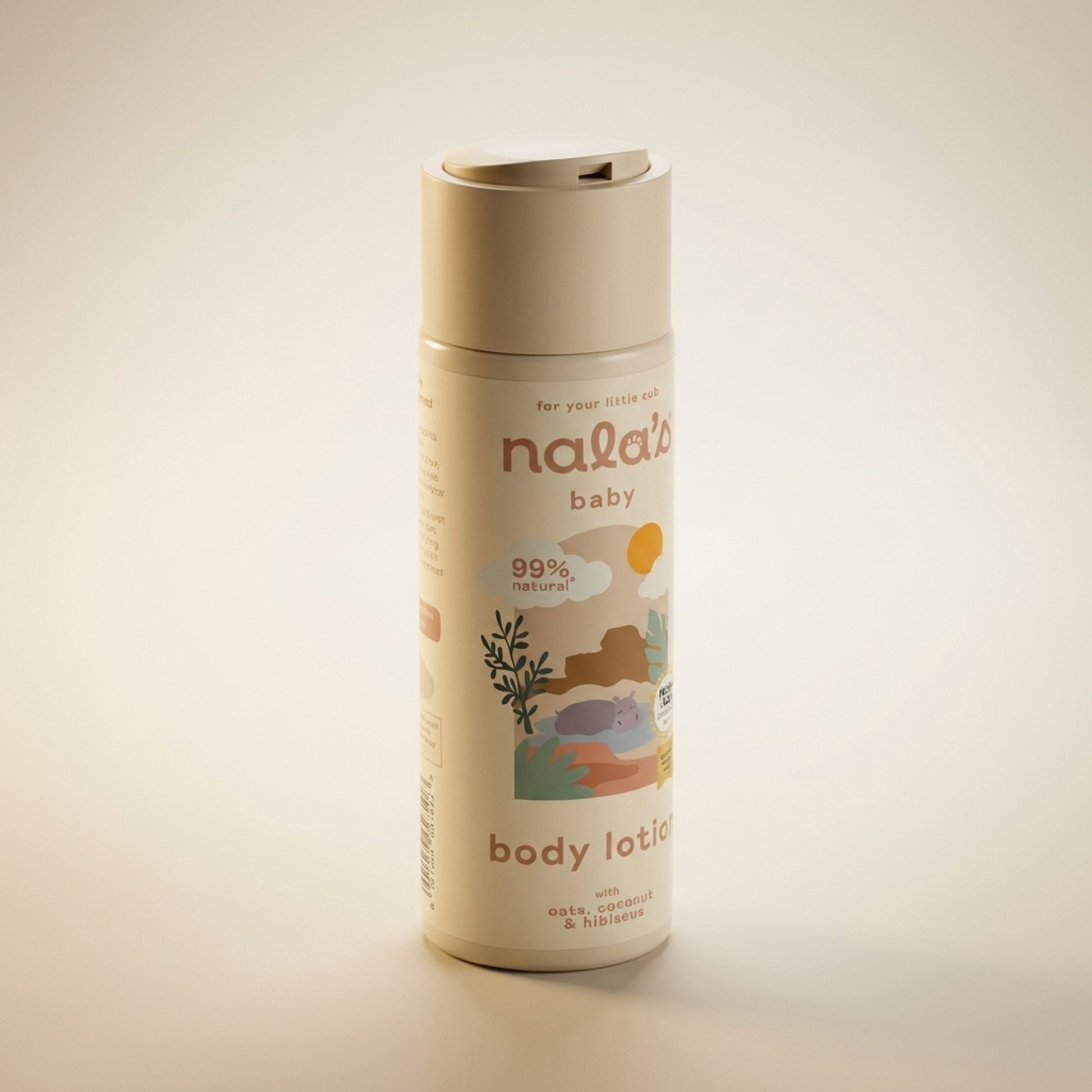 Nala's Baby Original Body Lotion 200ml - Three-Quarter (45°)