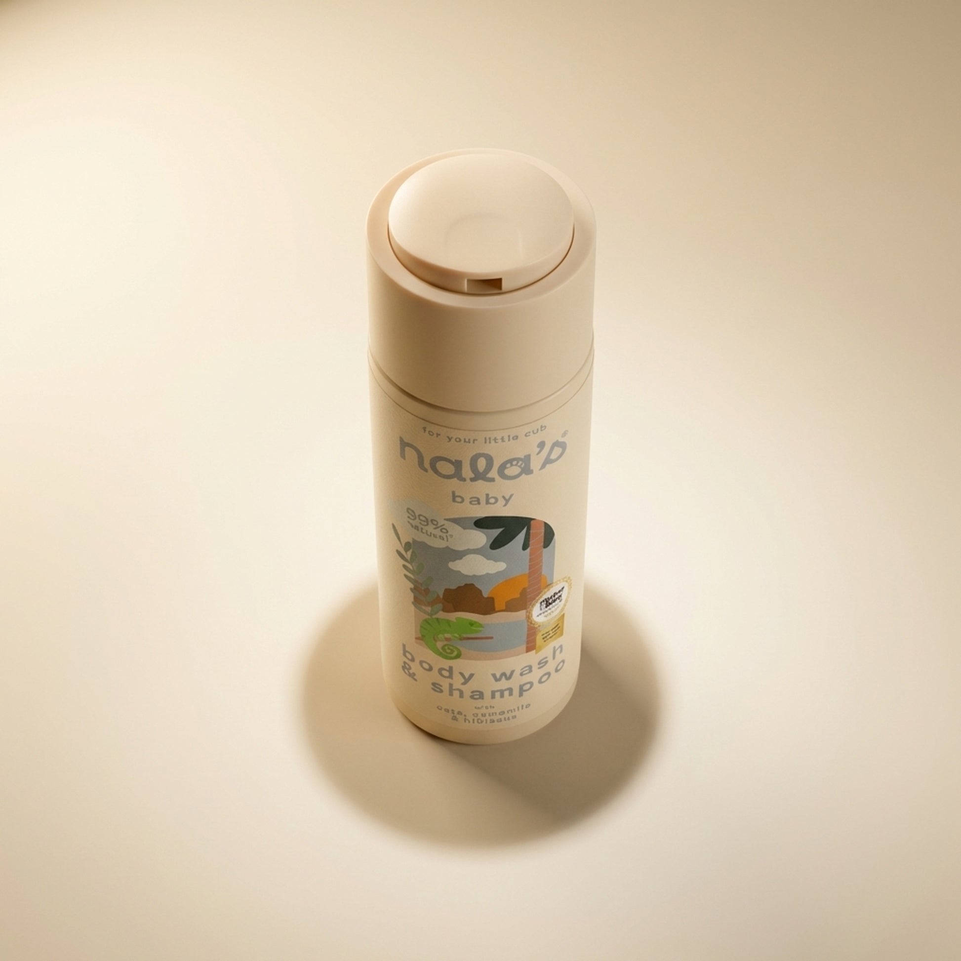 Nala's Baby Original Body Wash & Shampoo 200ml - Top-Down