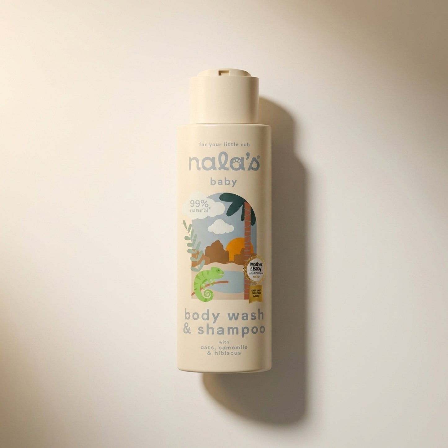 Nala's Baby Original Body Wash & Shampoo 400ml - Top-Down