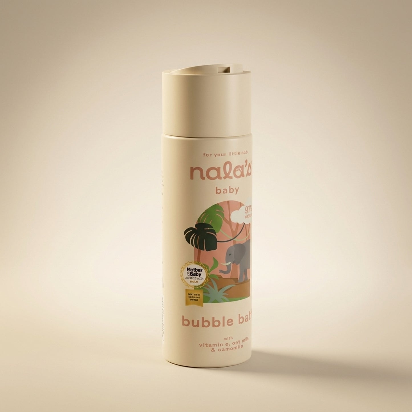 Nala's Baby Original Bubble Bath 200ml - Three-Quarter (45°)