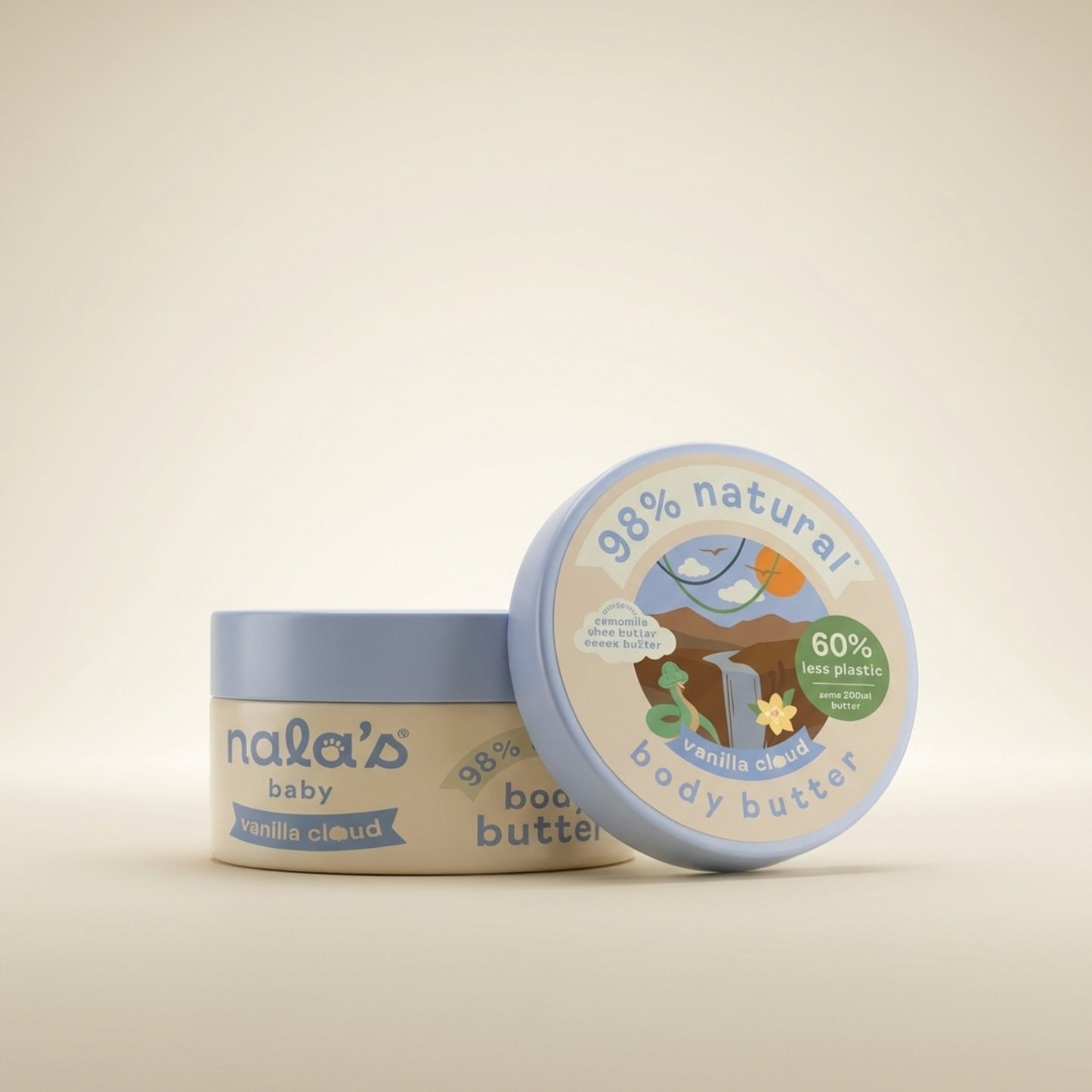 Nala's Baby Vanilla Cloud Body Butter 200ml - Hero (Front-Facing)