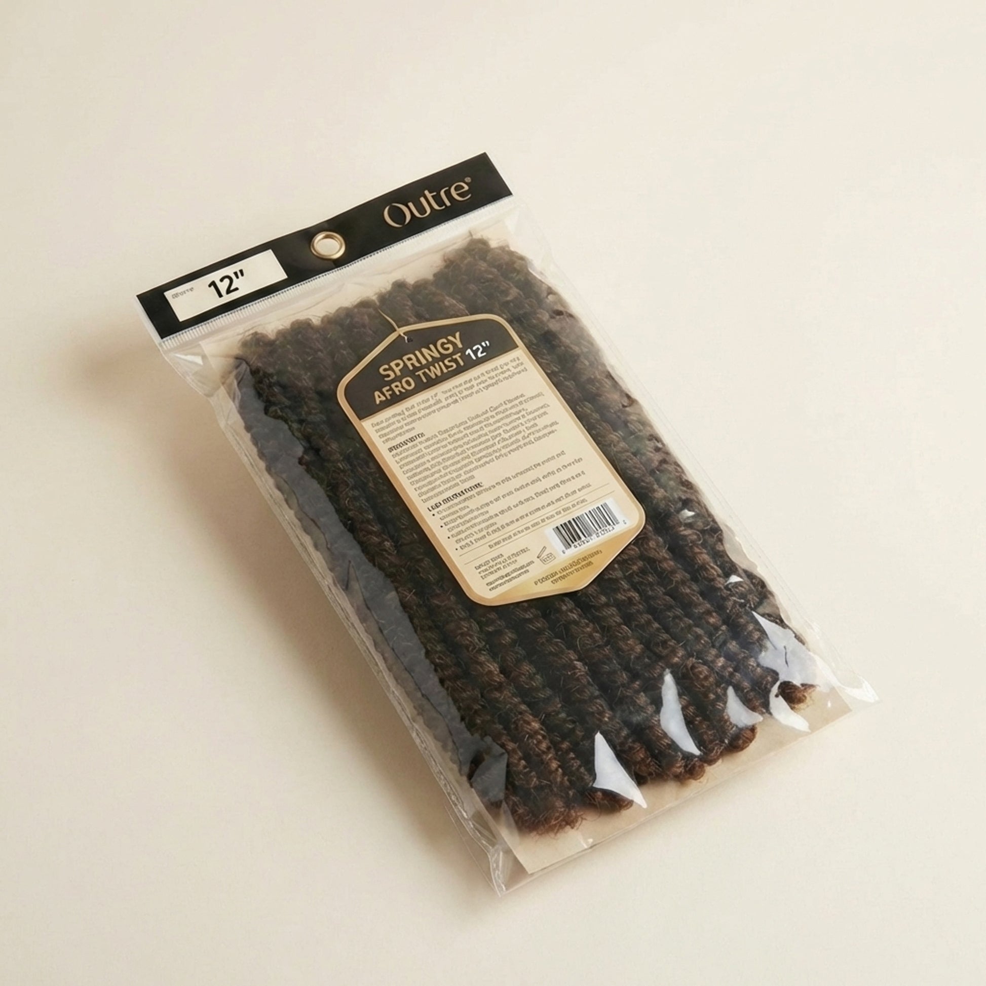 Outre Springy Afro Twist Crochet Hair 12" - Three-Quarter (45°)