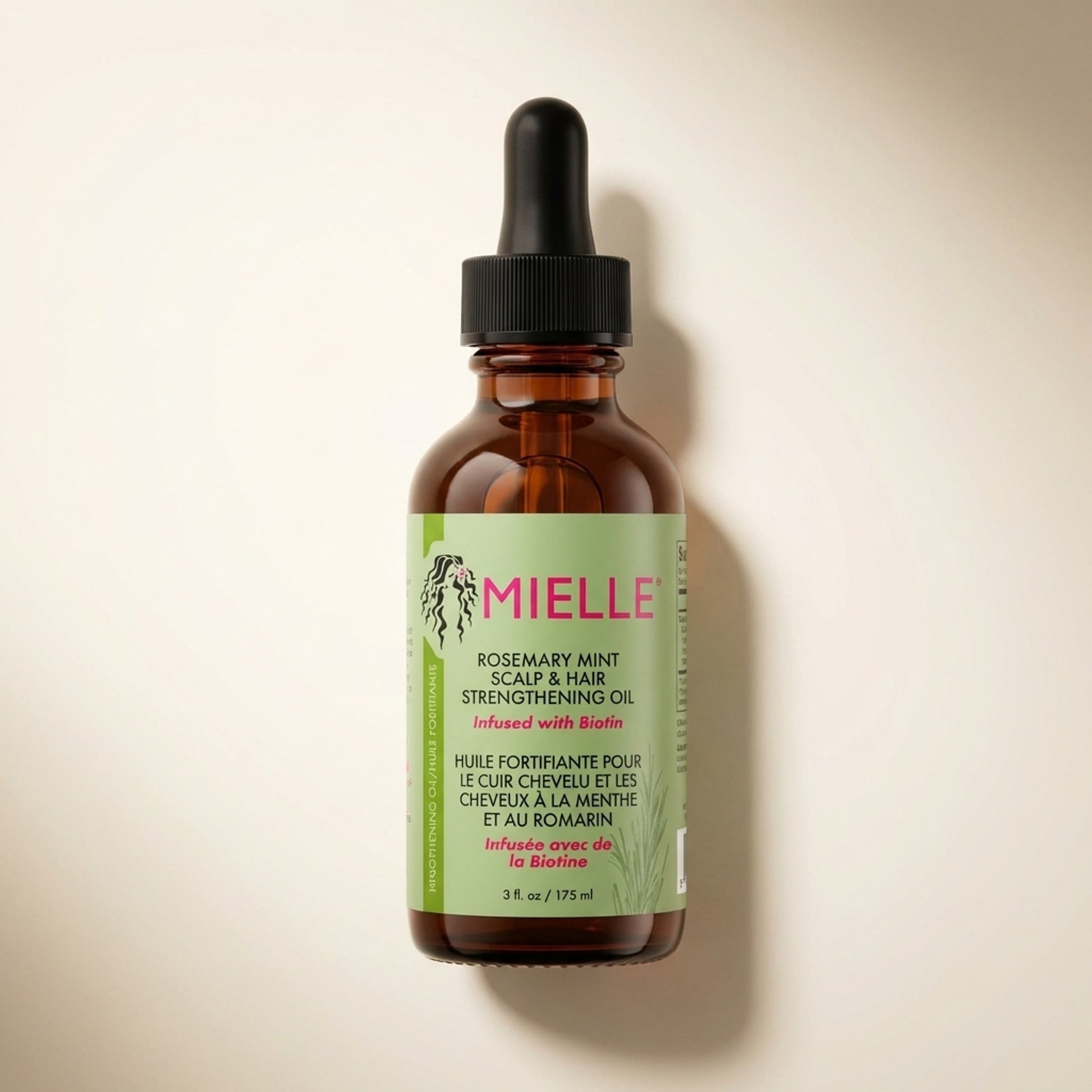 Rosemary Mint Scalp & Hair Strengthening Oil - Top-Down