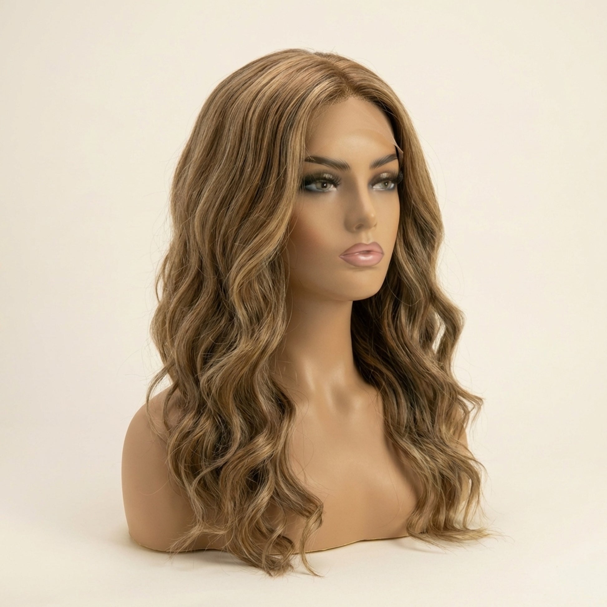 Sensationnel Premium Synthetic Butta Lace HD Front Wig (Beach Curls) - Three-Quarter (45°)