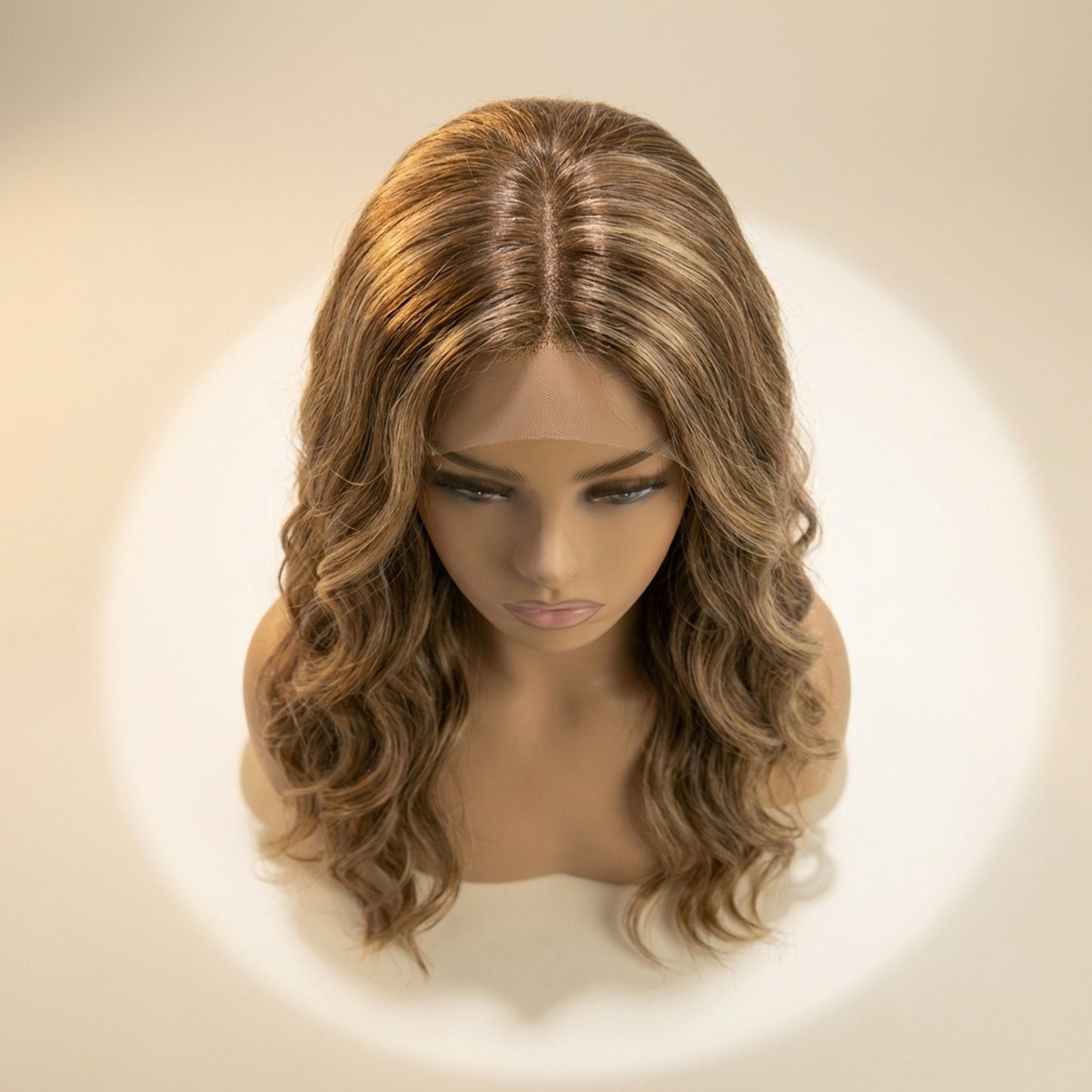 Sensationnel Premium Synthetic Butta Lace HD Front Wig (Beach Curls) - Top-Down
