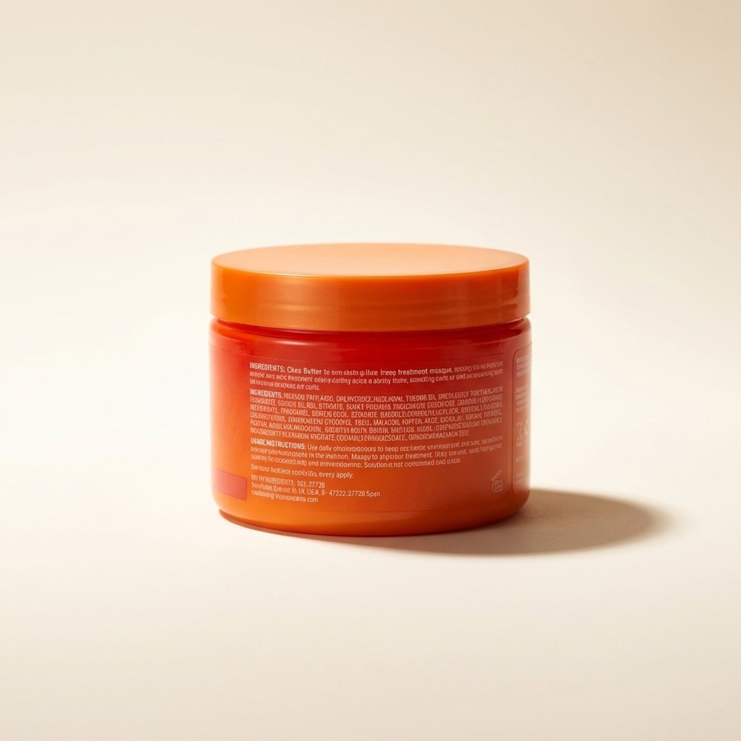 Shea Butter Deep Treatment Masque - Back / Ingredients