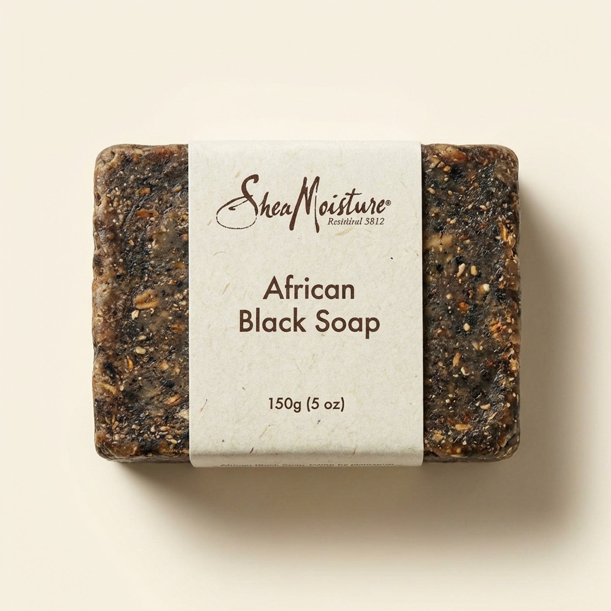 SheaMoisture African Black Soap Bar 150g - Top-Down