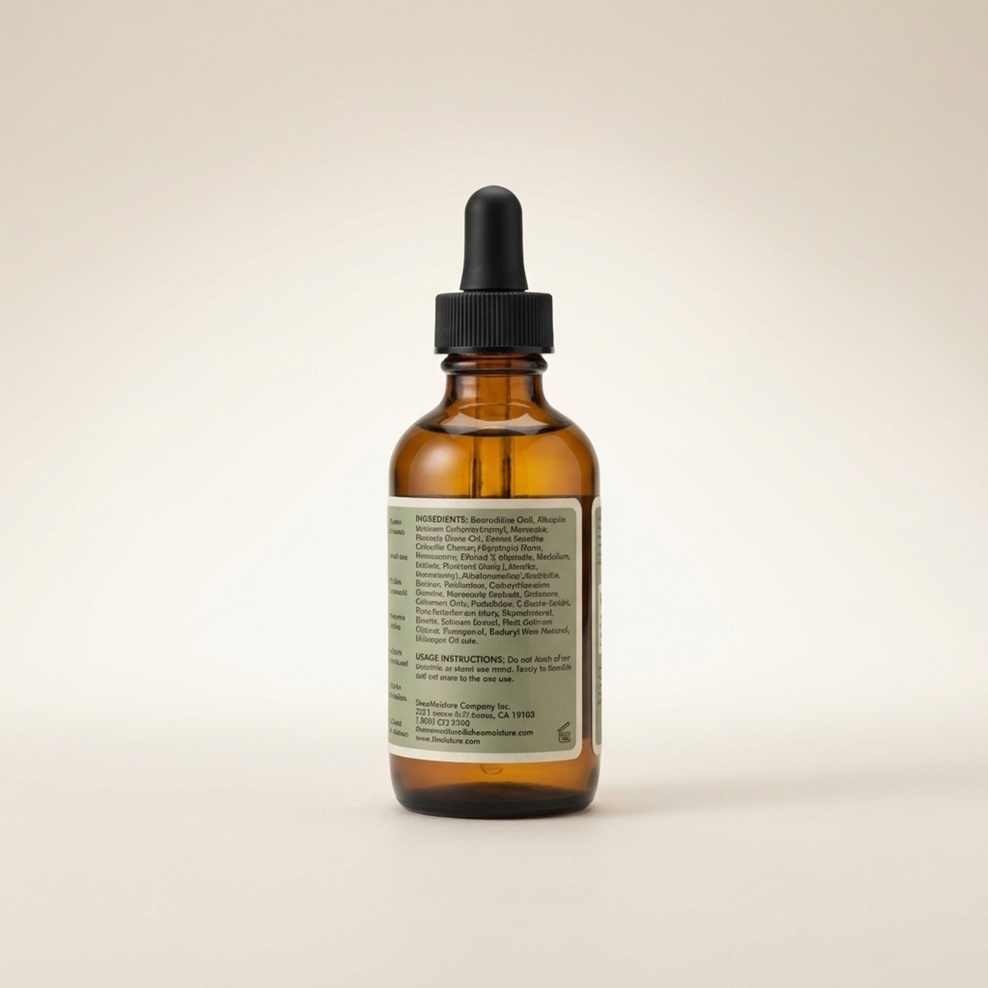 SheaMoisture Men's Beard Oil 95ml - Back / Ingredients