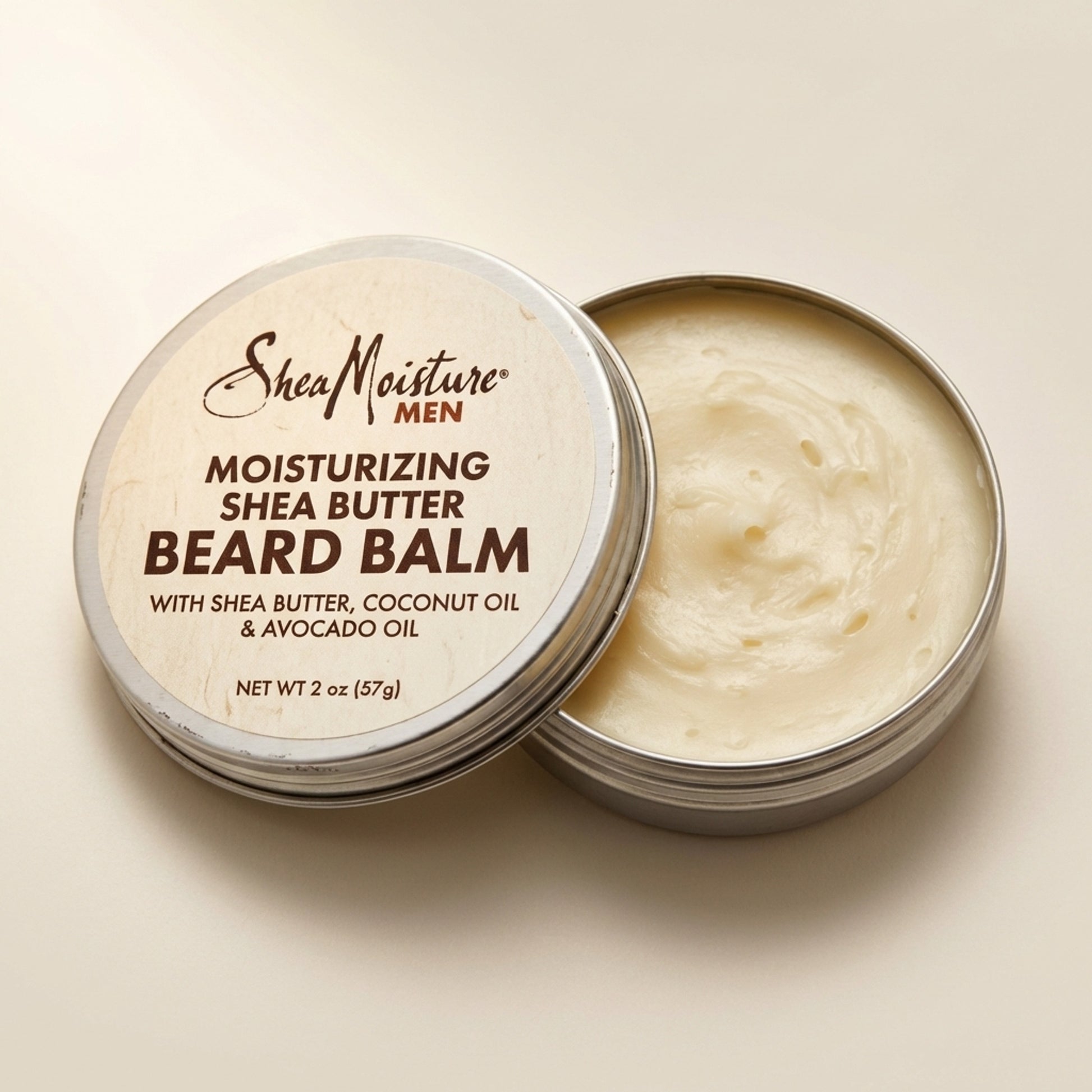 SheaMoisture Men's Moisturizing Shea Butter Beard Balm 57g - Three-Quarter (45°)