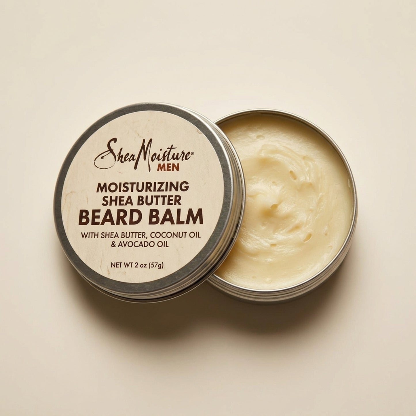 SheaMoisture Men's Moisturizing Shea Butter Beard Balm 57g - Top-Down