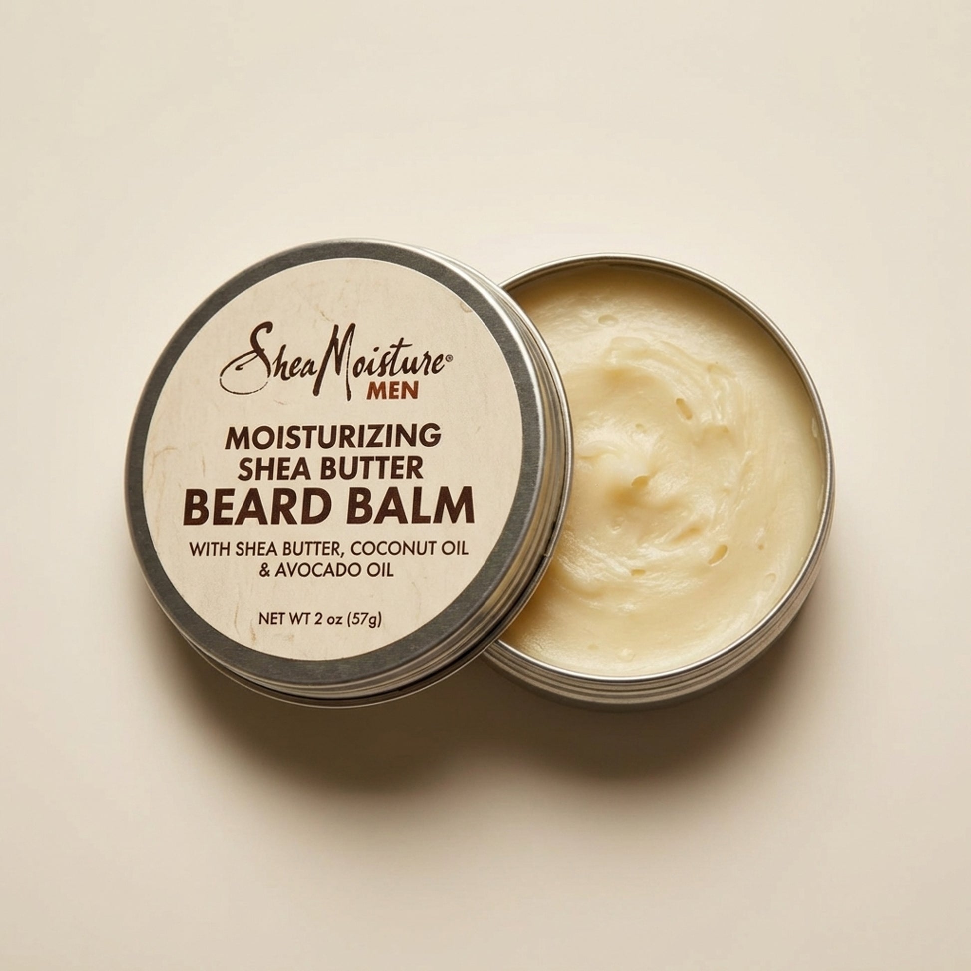 SheaMoisture Men's Moisturizing Shea Butter Beard Balm 57g - Top-Down