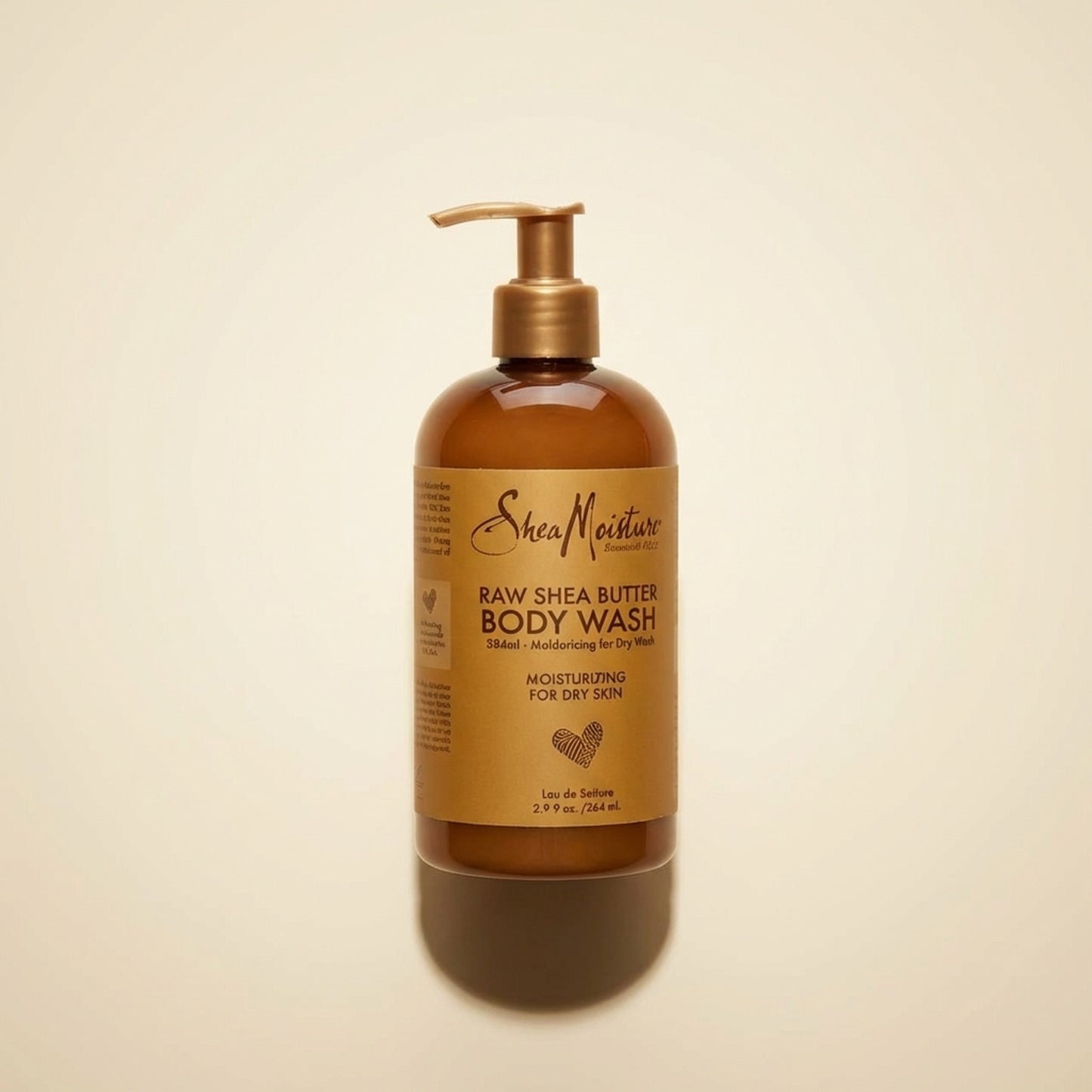 SheaMoisture Raw Shea Butter Body Wash 384ml - Top-Down