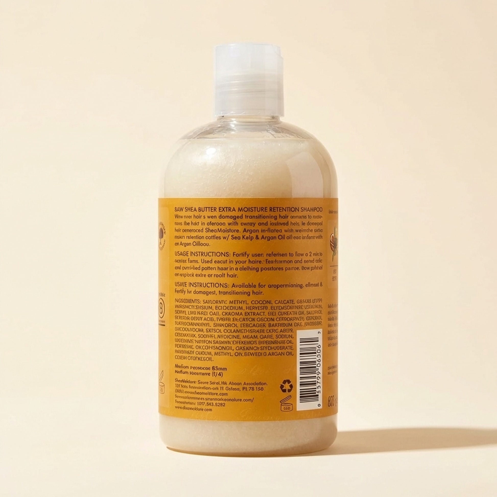 SheaMoisture Raw Shea Butter Shampoo - Back / Ingredients