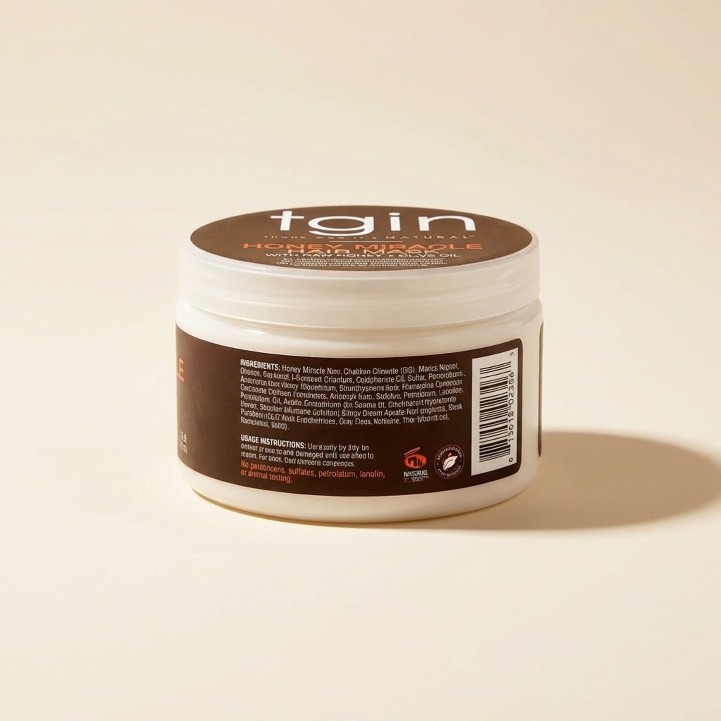 TGIN Honey Miracle Hair Mask - Back / Ingredients