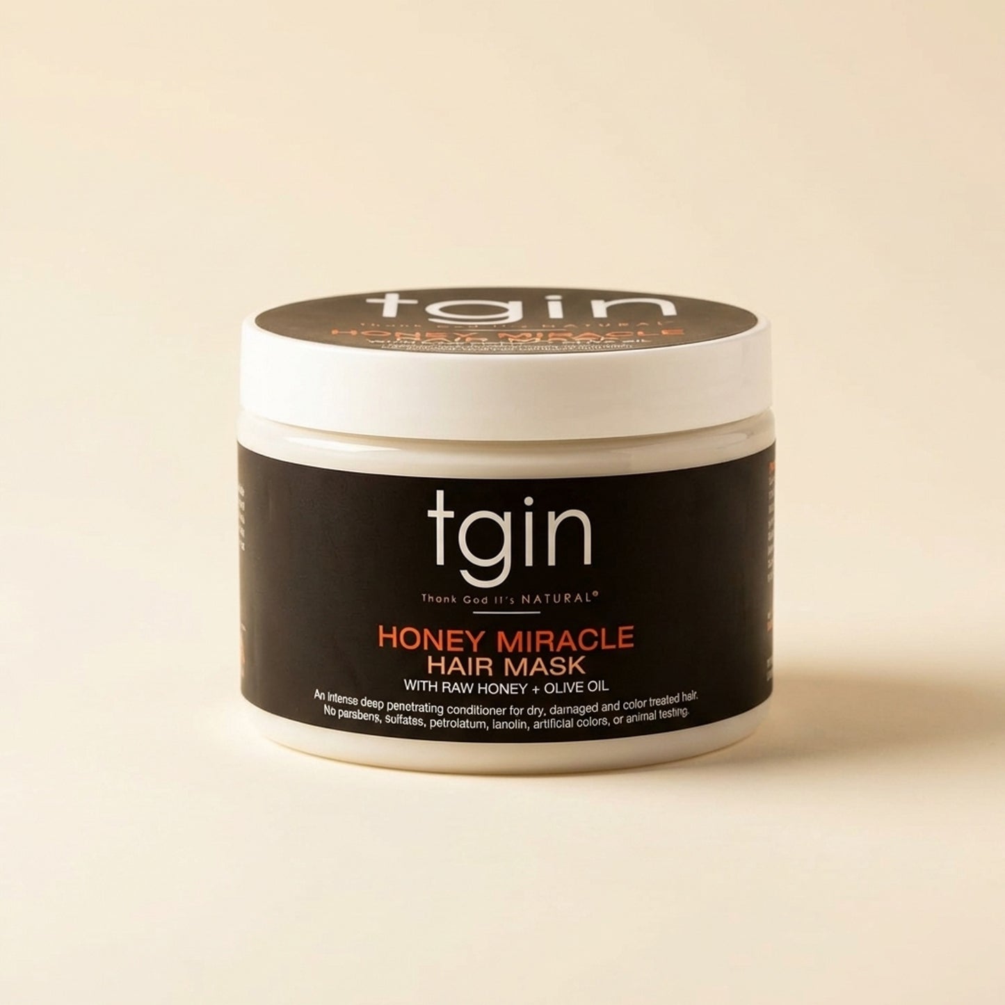 TGIN Honey Miracle Hair Mask - Hero (Front-Facing)