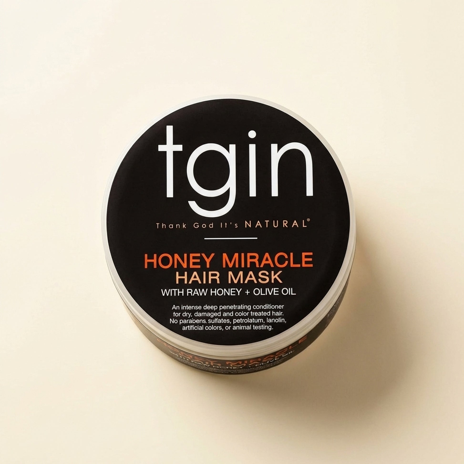 TGIN Honey Miracle Hair Mask - Top-Down